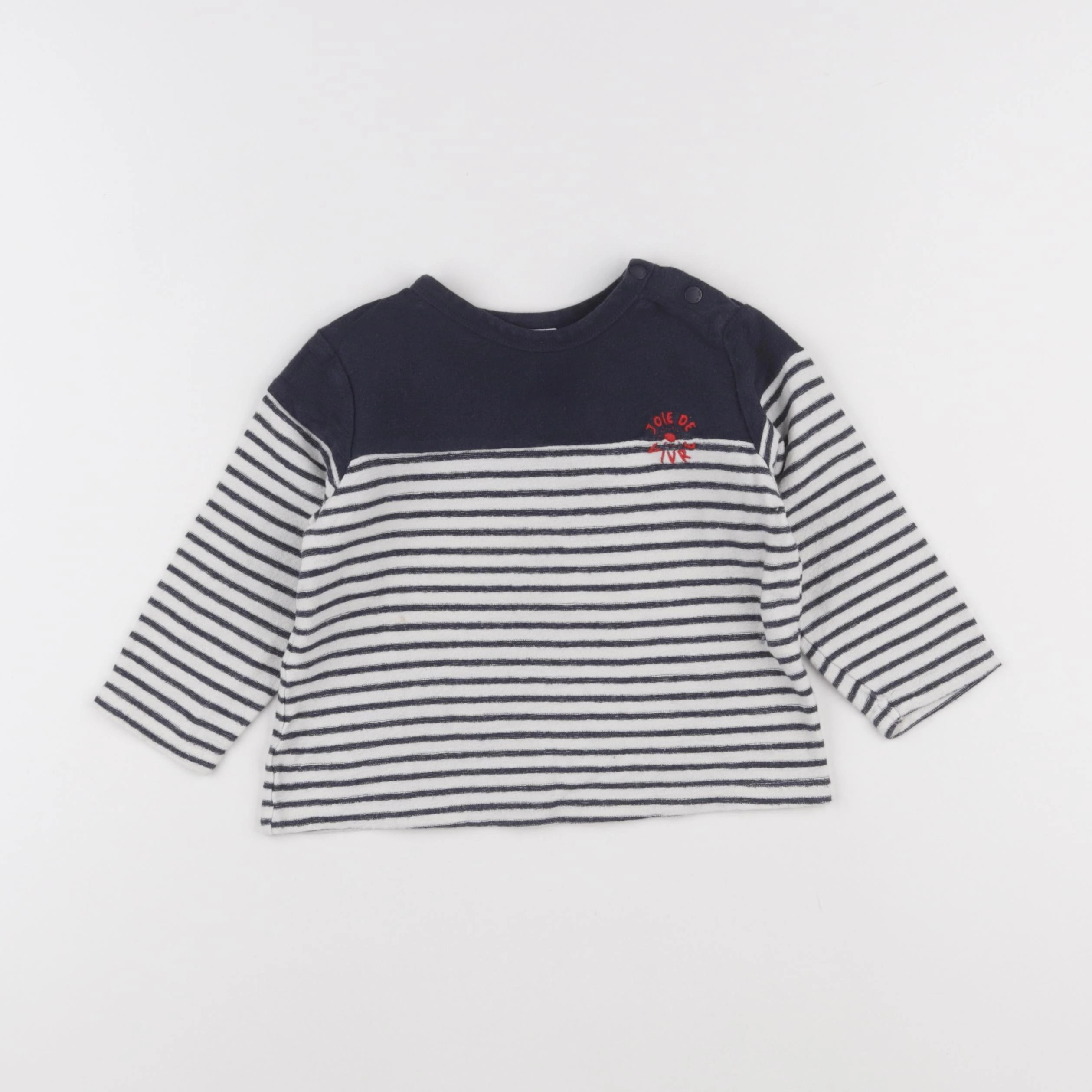 Tape à l'oeil - sweat blanc, bleu - 24 mois