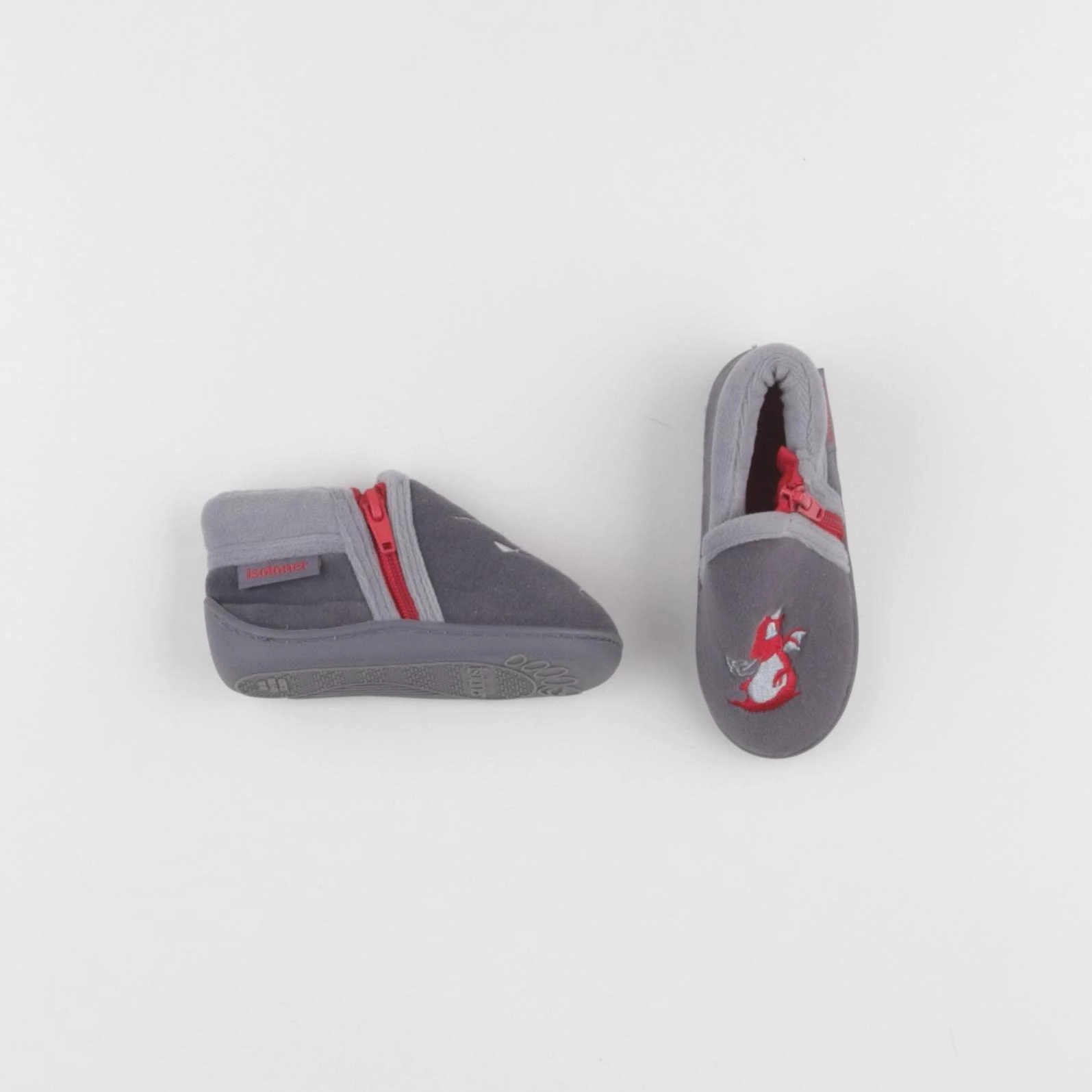 Isotoner - chaussons gris - pointure 21