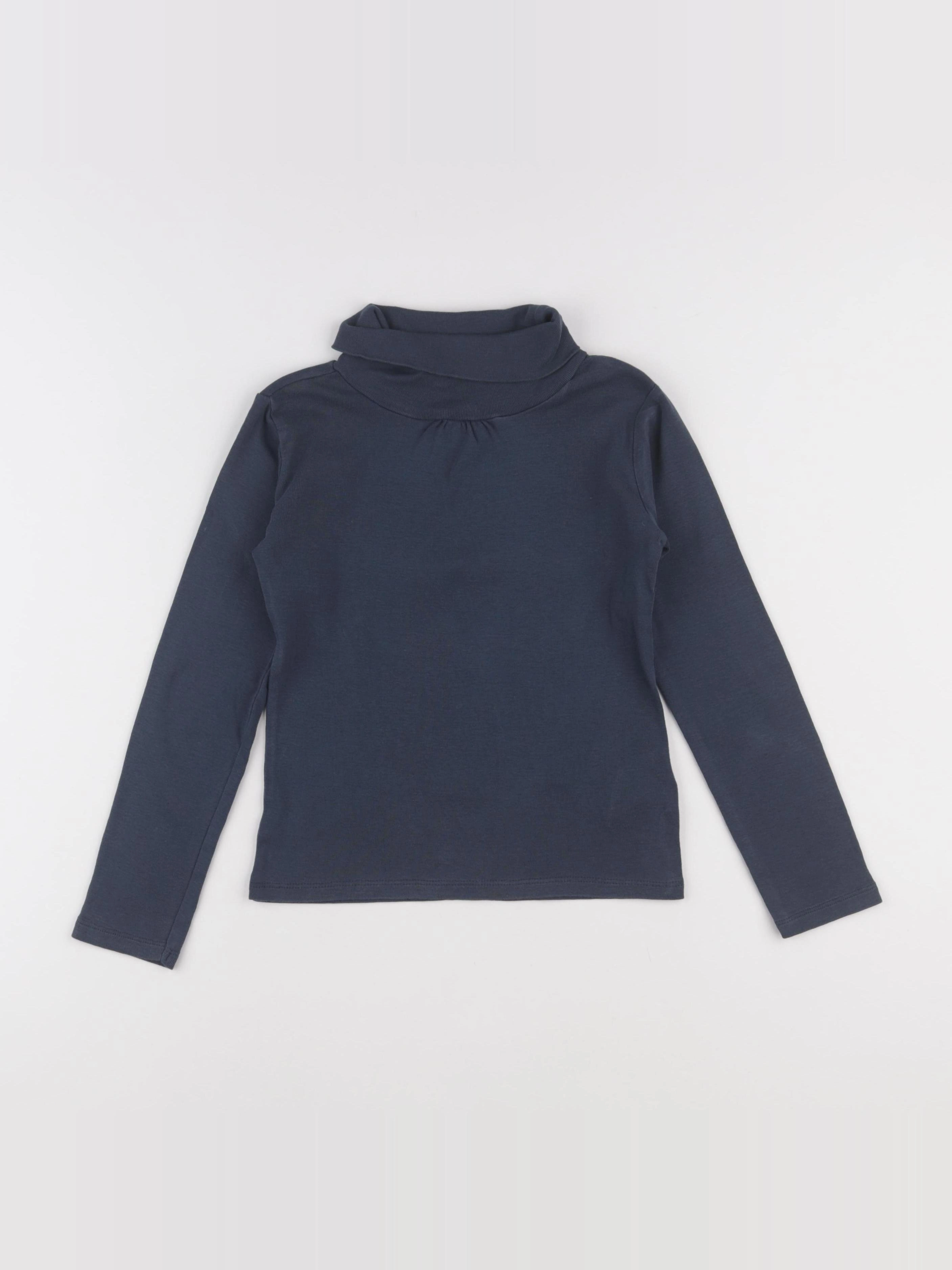 Vertbaudet - sous-pull bleu - 8 ans