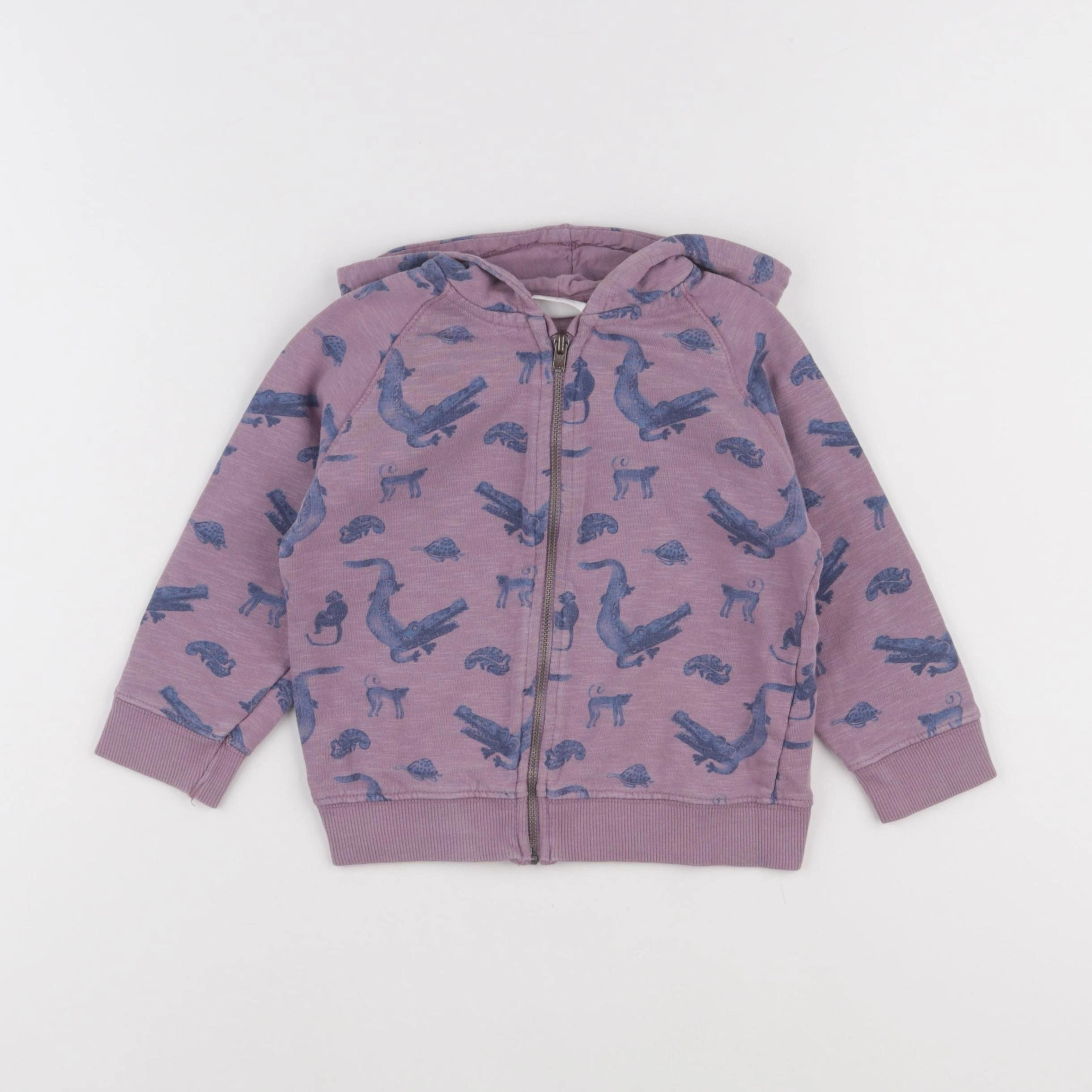 Zara - sweat violet - 2/3 ans