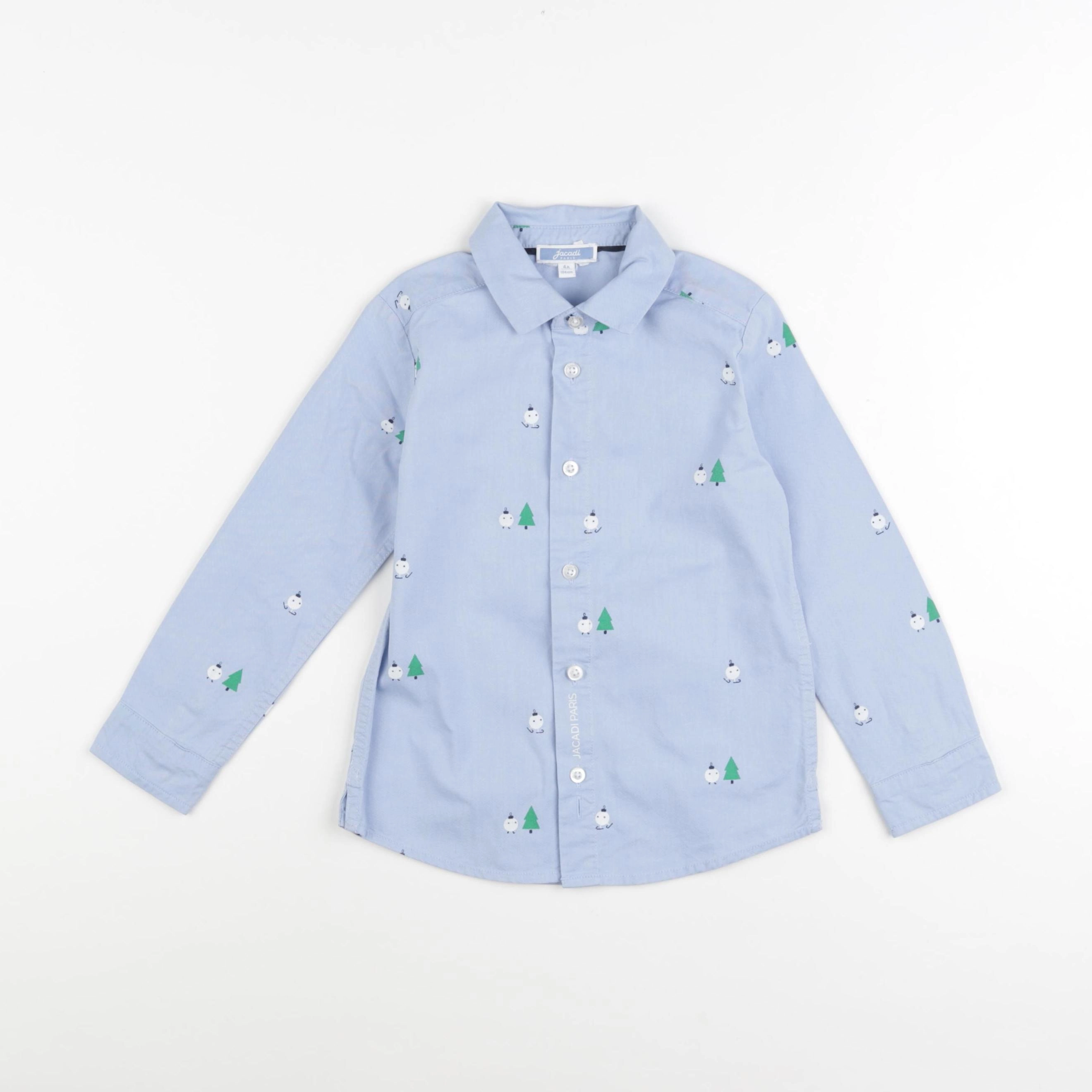 Jacadi - chemise bleu - 4 ans