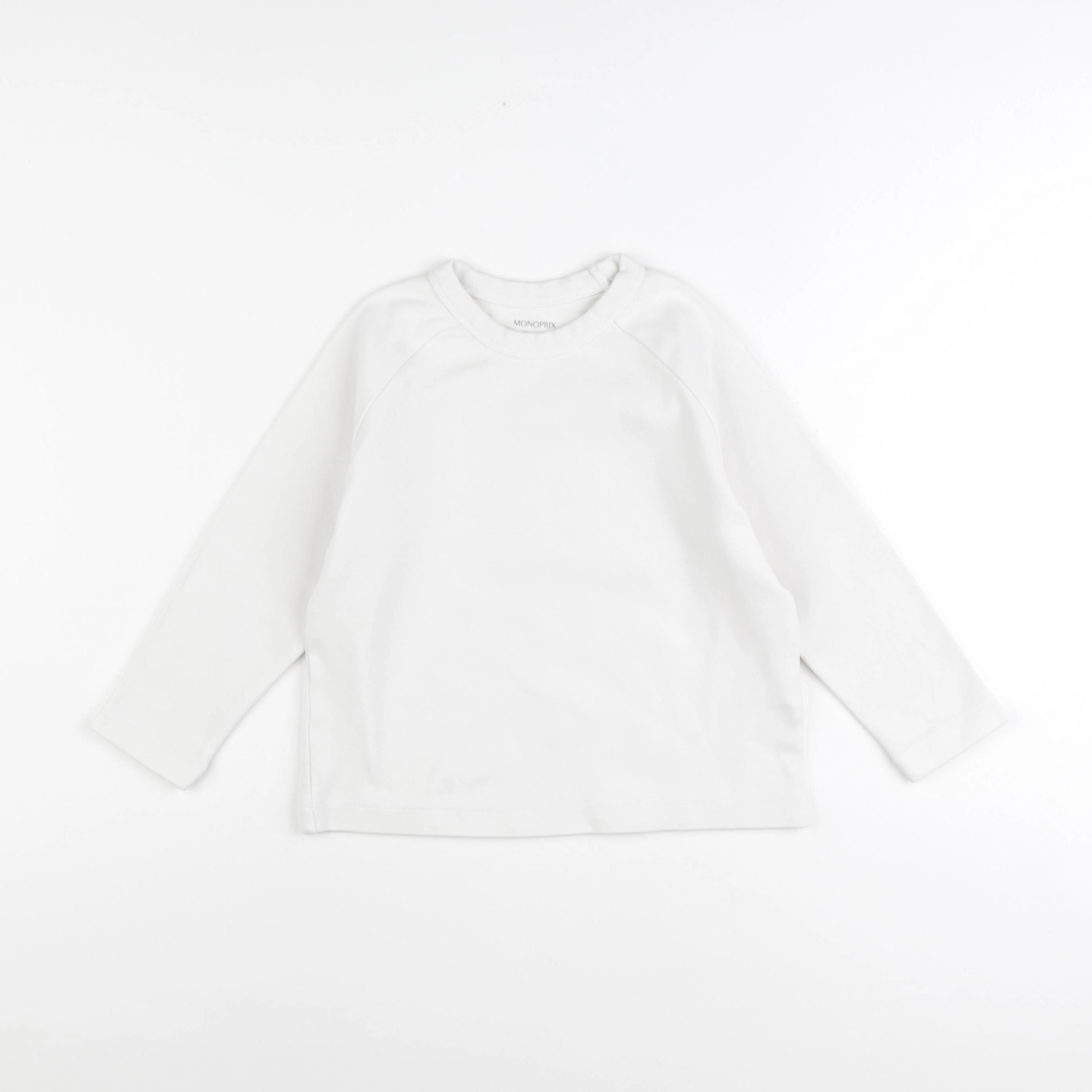 Monoprix - tee-shirt blanc - 4 ans