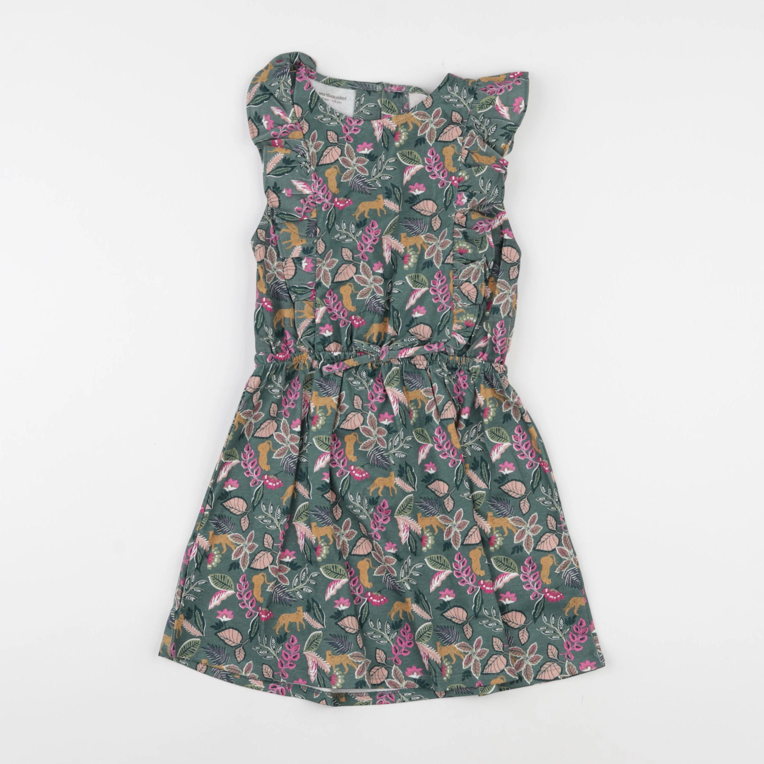 Vertbaudet - robe multicolore - 6 ans