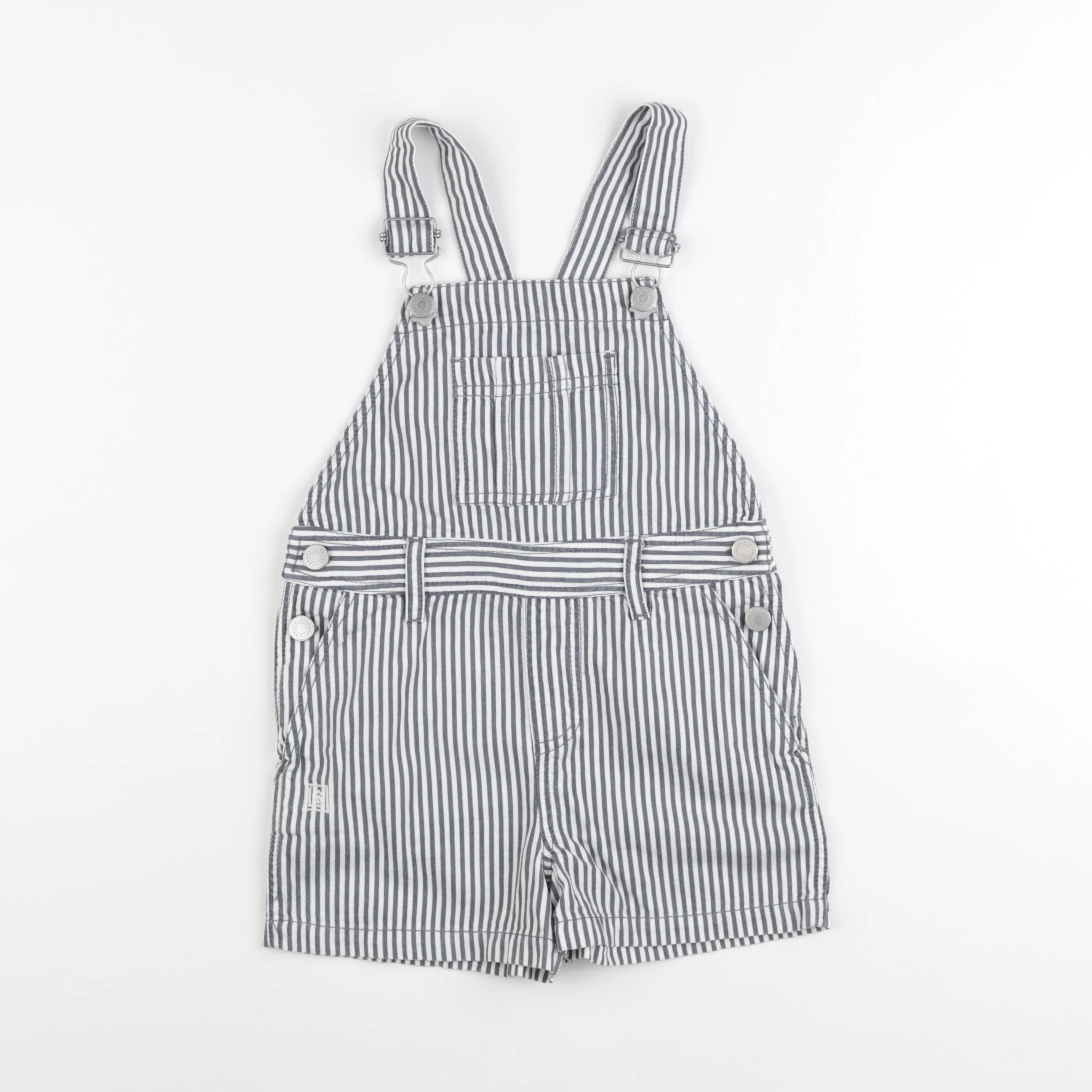 Liewood - salopette gris, blanc - 10 ans