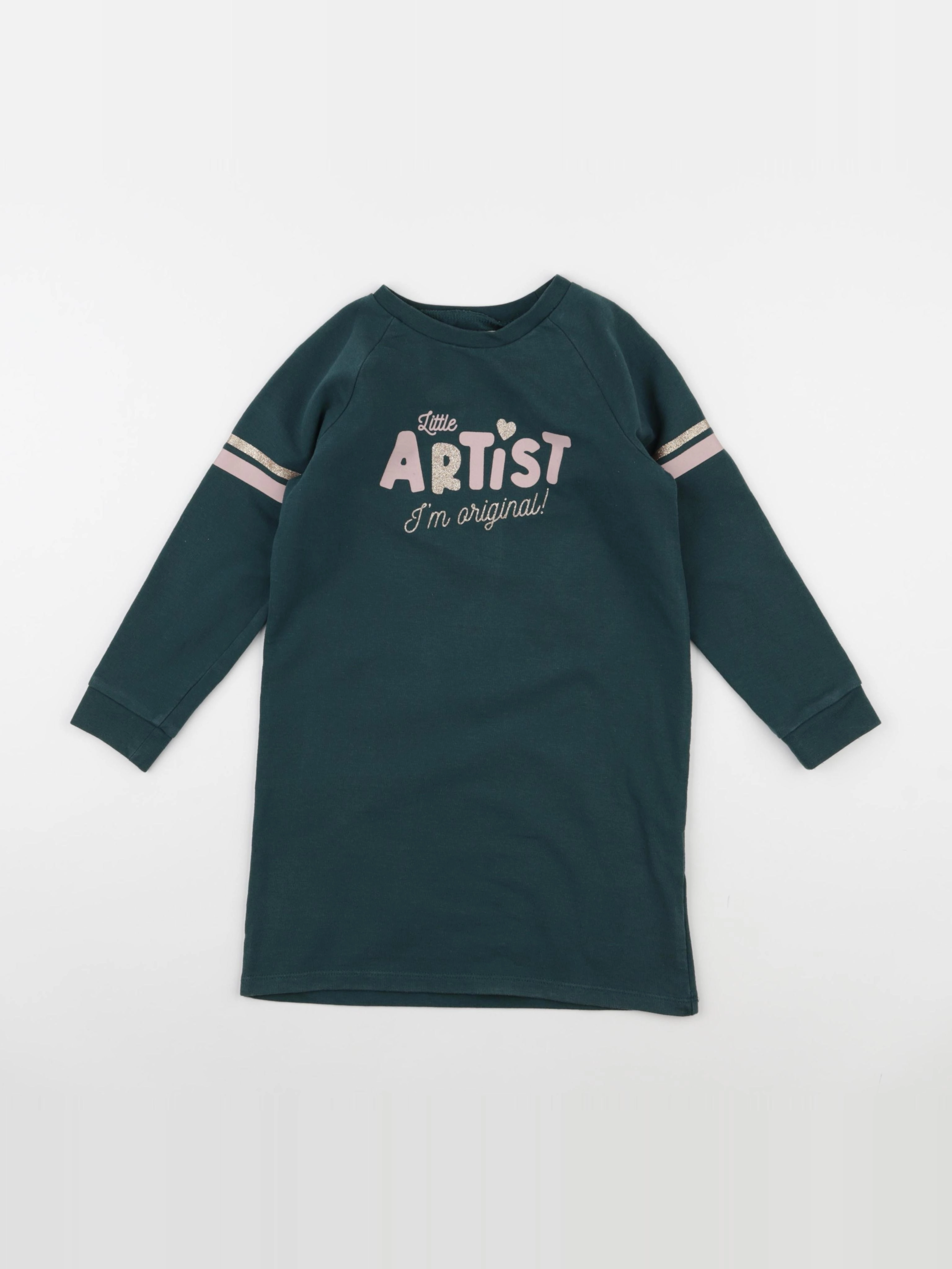 Vertbaudet - robe vert - 6 ans