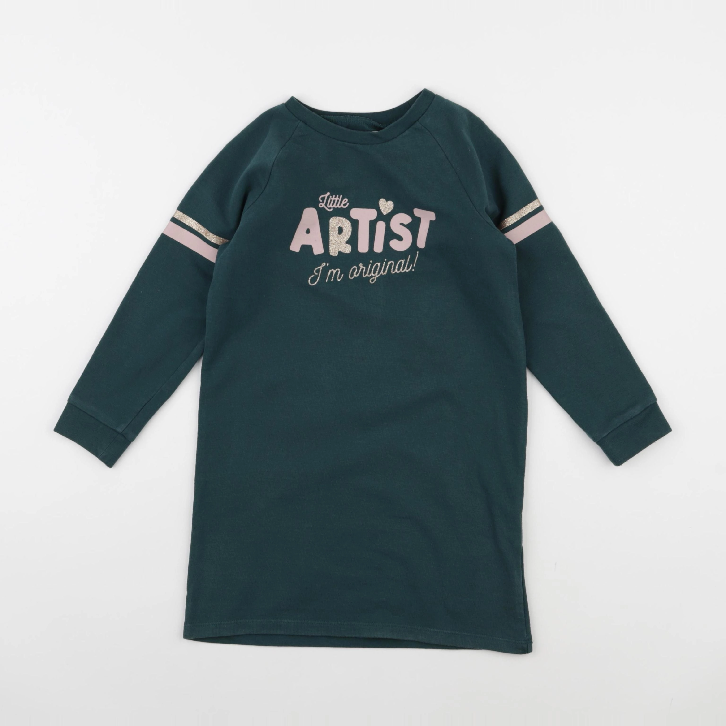 Vertbaudet - robe vert - 6 ans