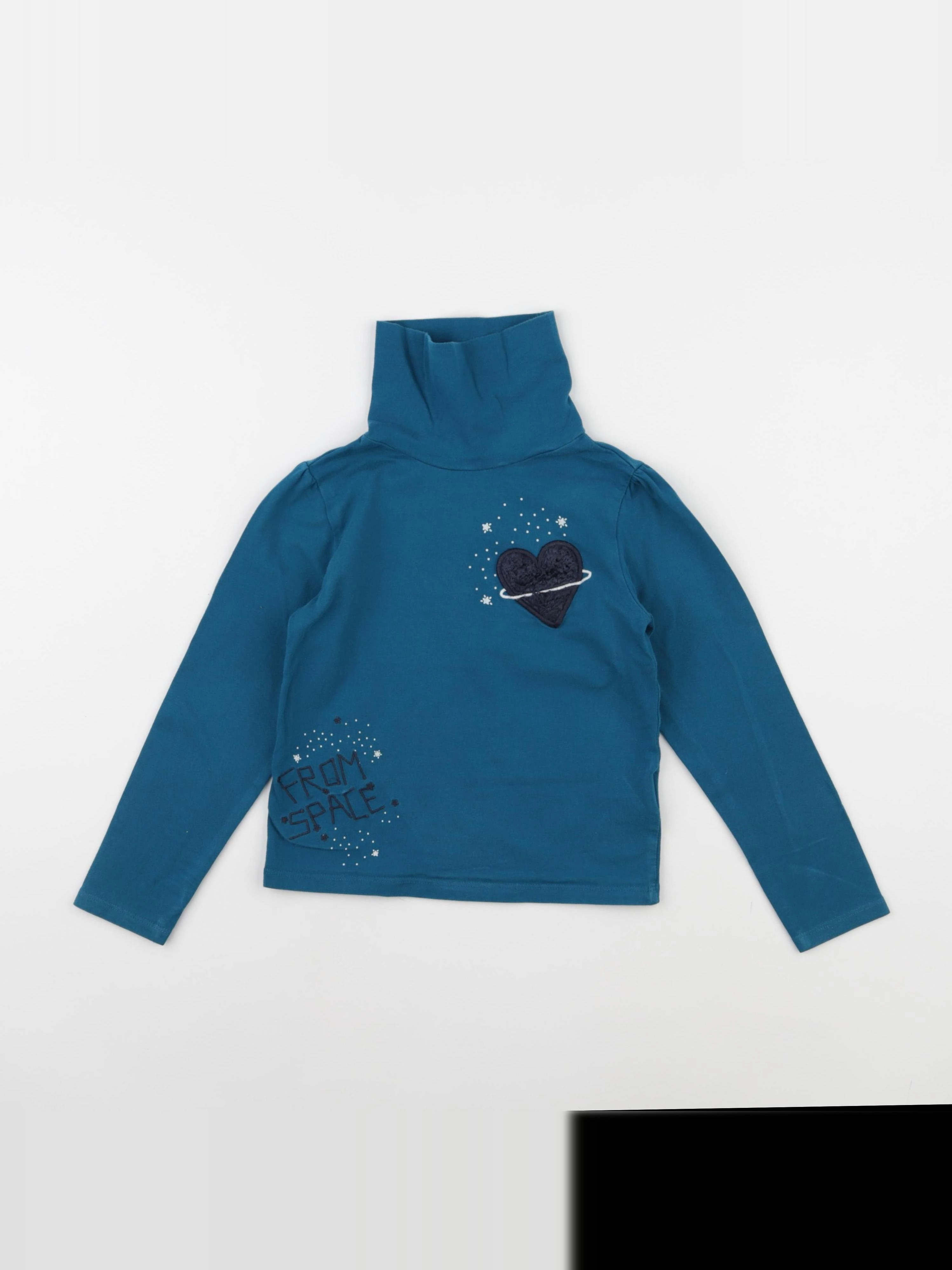 Vertbaudet - sous-pull bleu - 6 ans