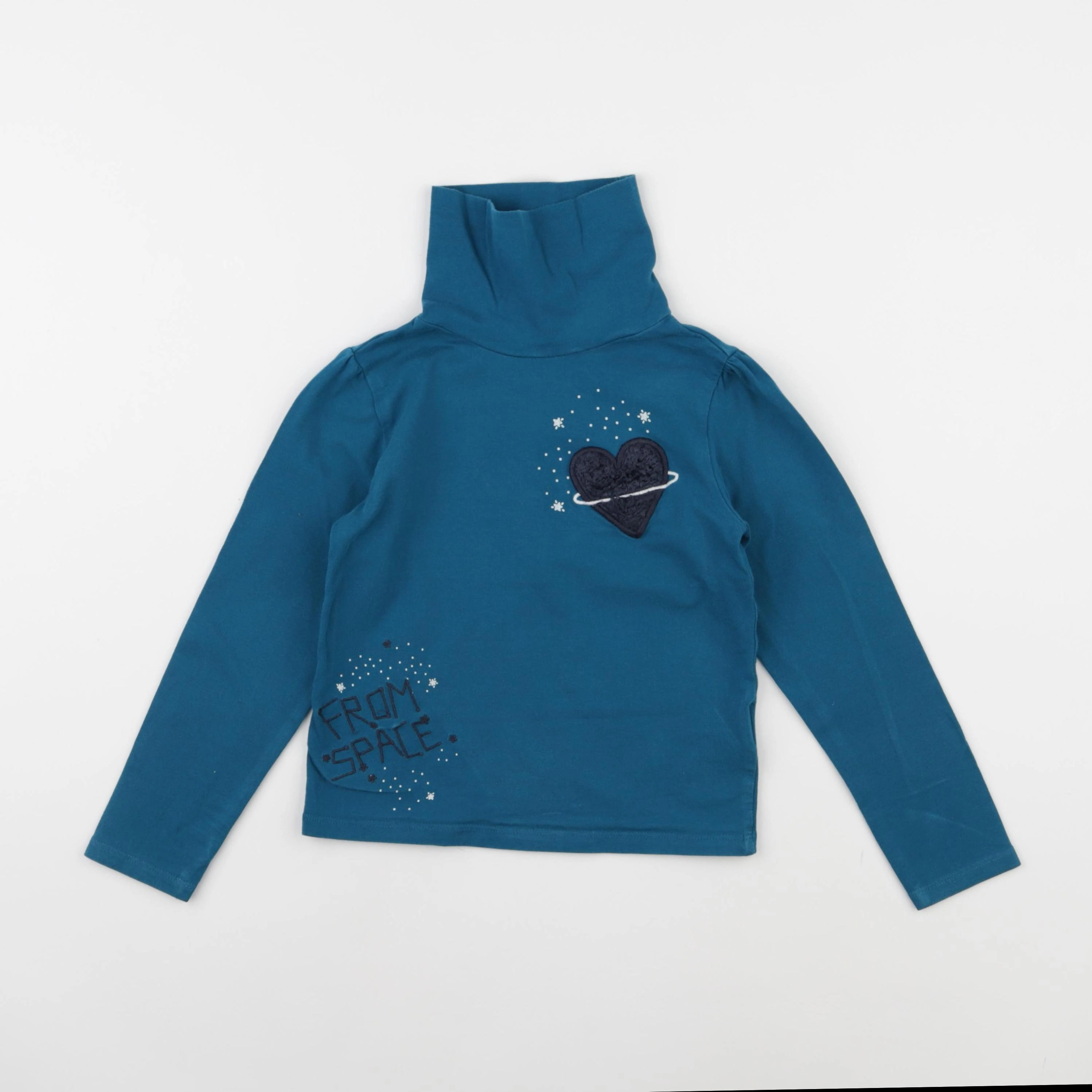 Vertbaudet - sous-pull bleu - 6 ans