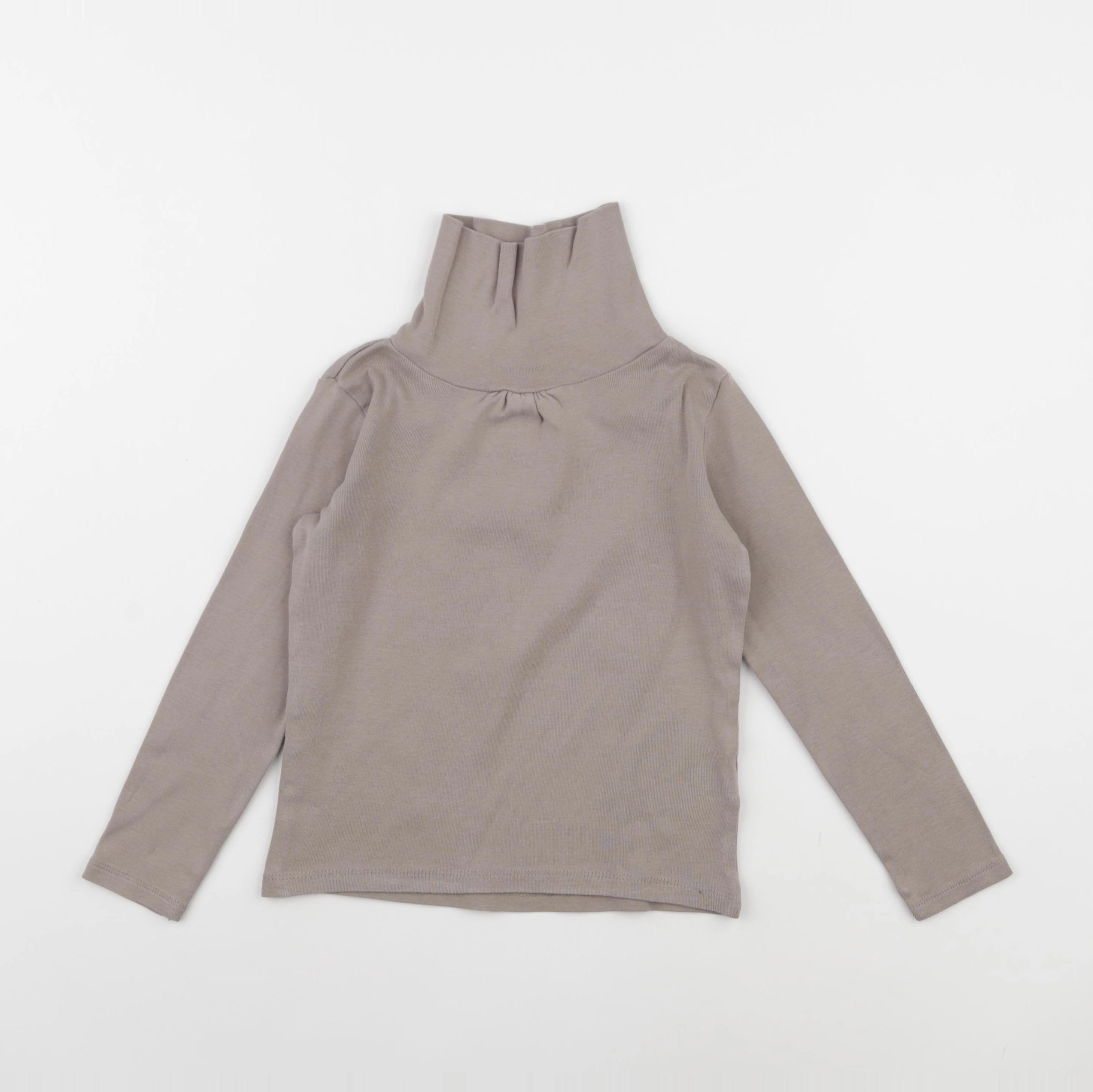 Vertbaudet - sous-pull taupe - 6 ans