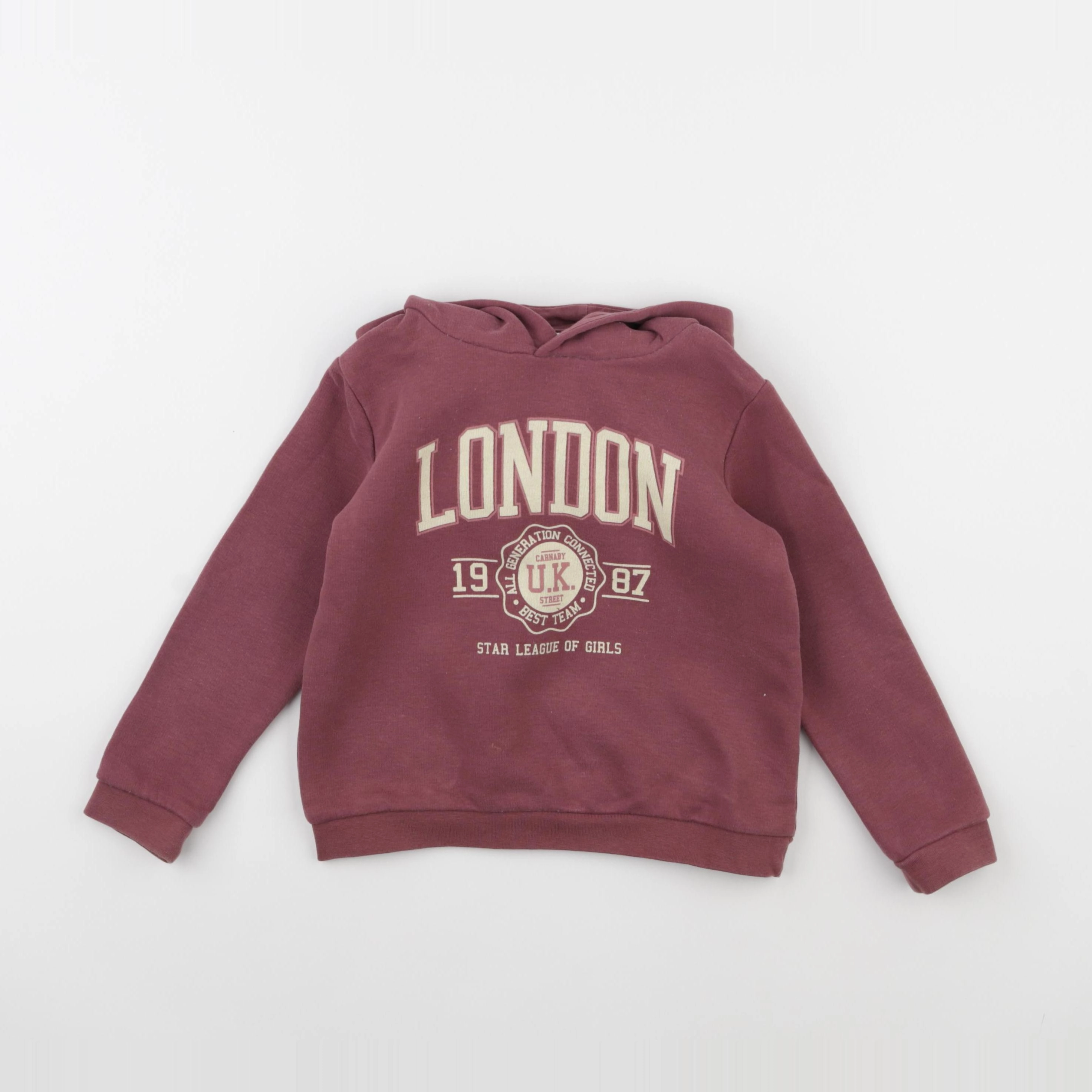 Vertbaudet - sweat rouge - 4 ans