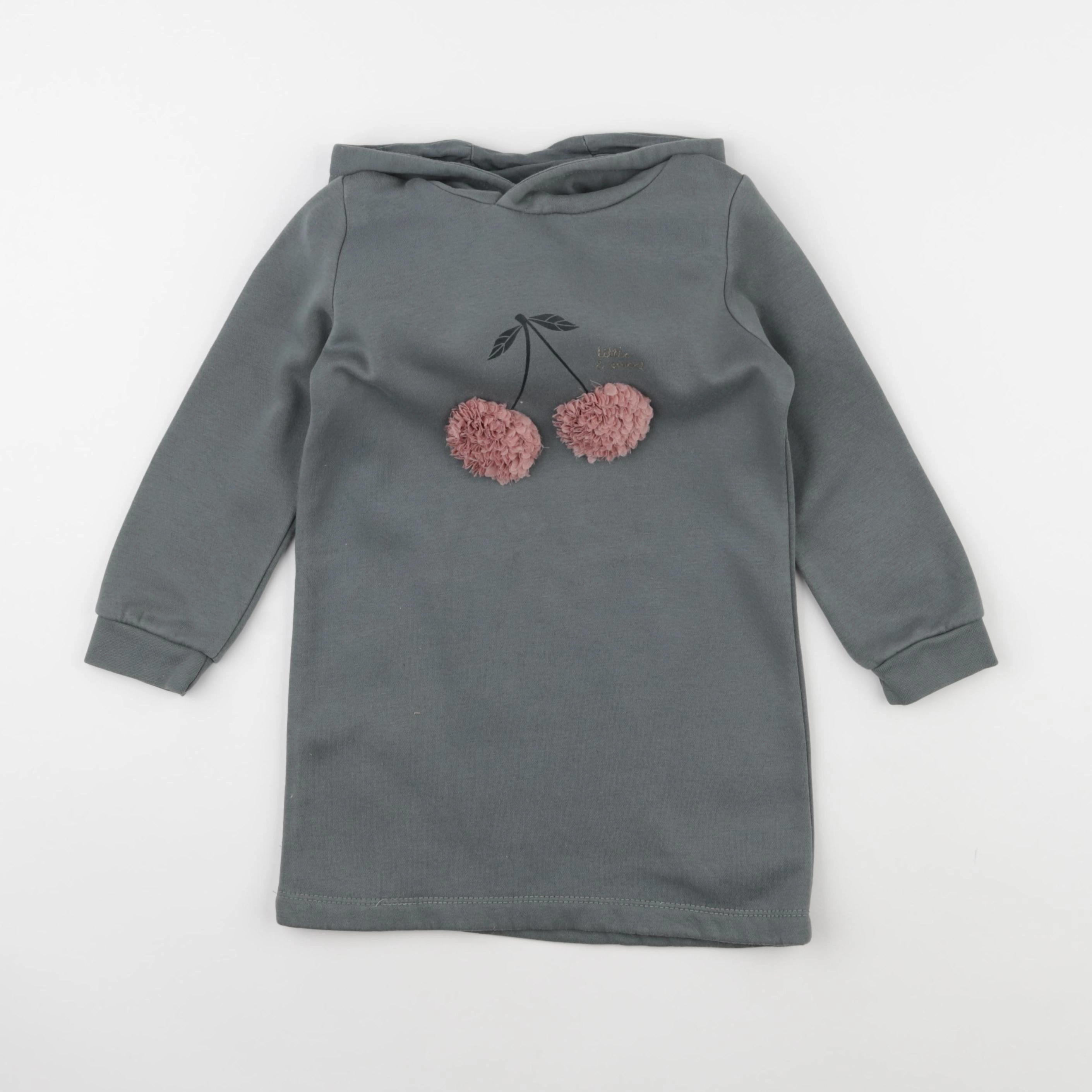Vertbaudet - robe vert - 4 ans