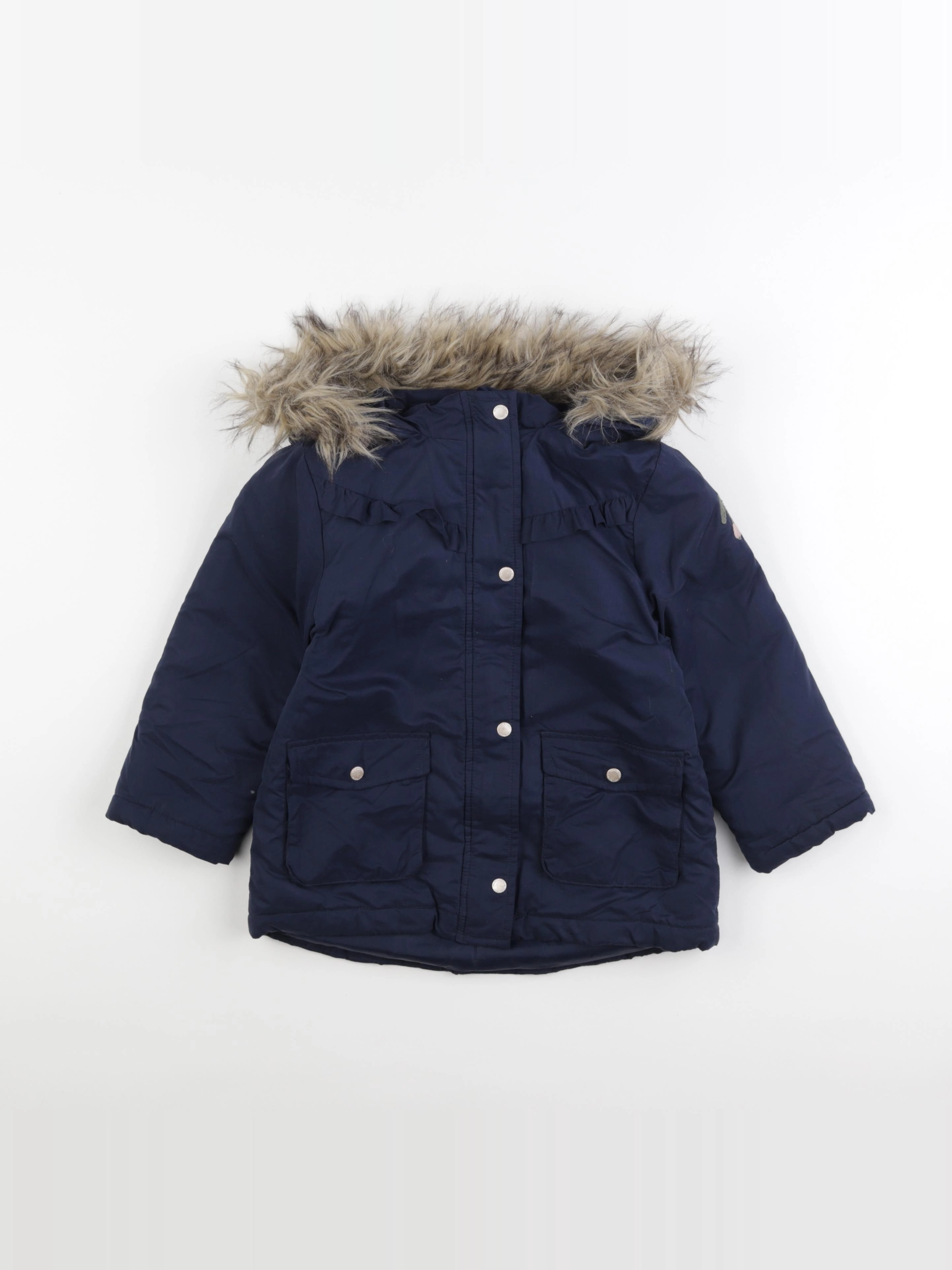 Vertbaudet - parka bleu - 5 ans