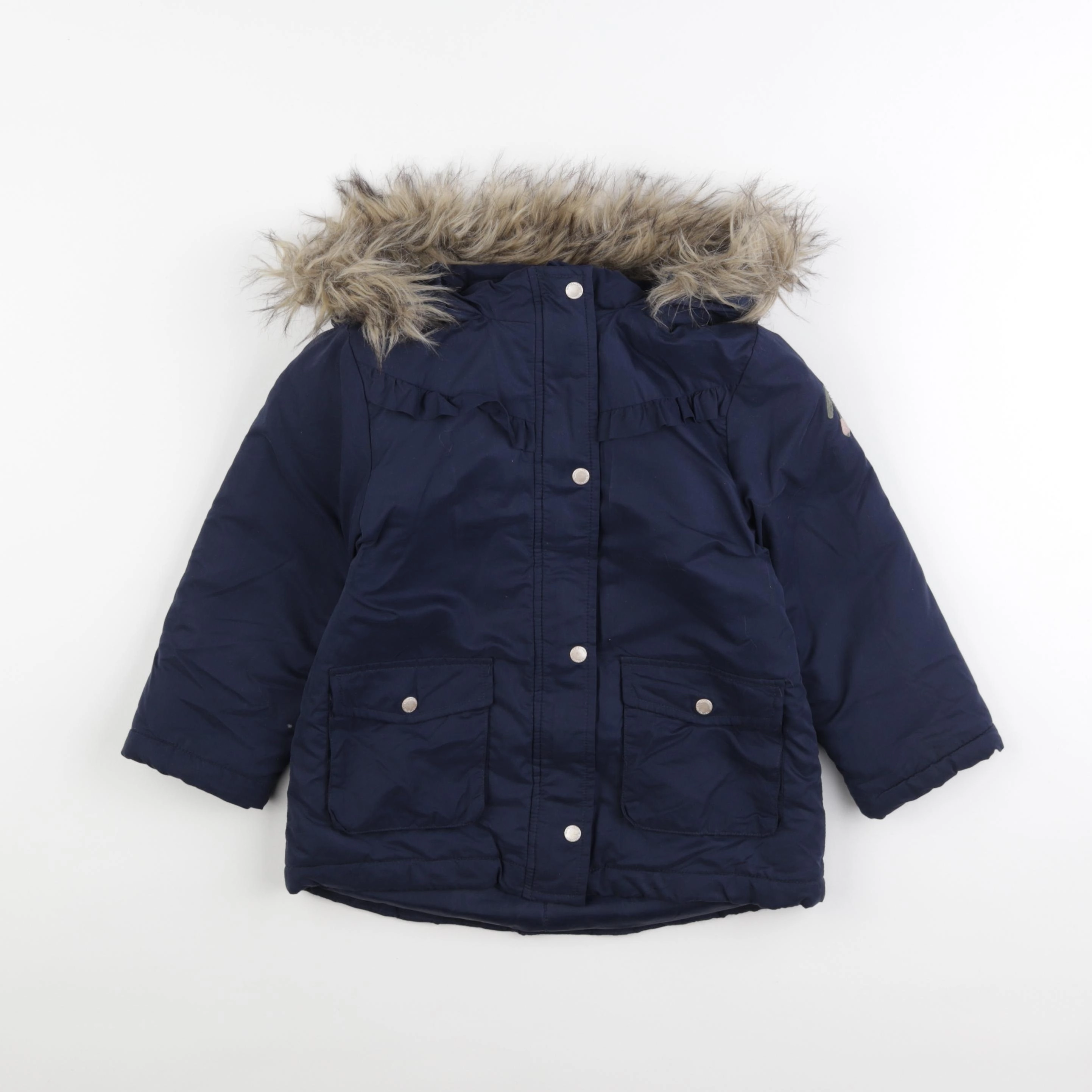 Vertbaudet - parka bleu - 5 ans