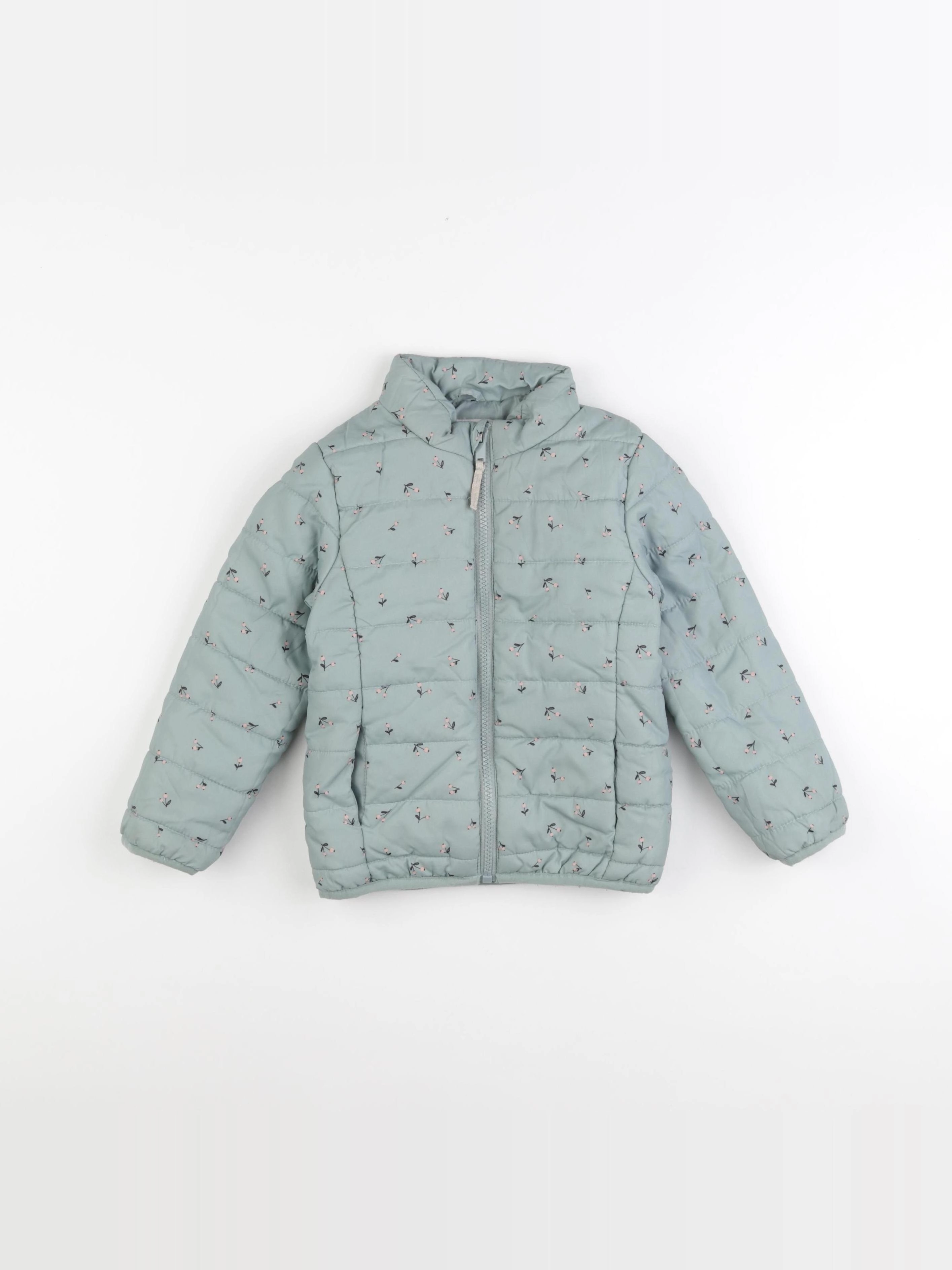 Vertbaudet - doudoune vert - 5 ans