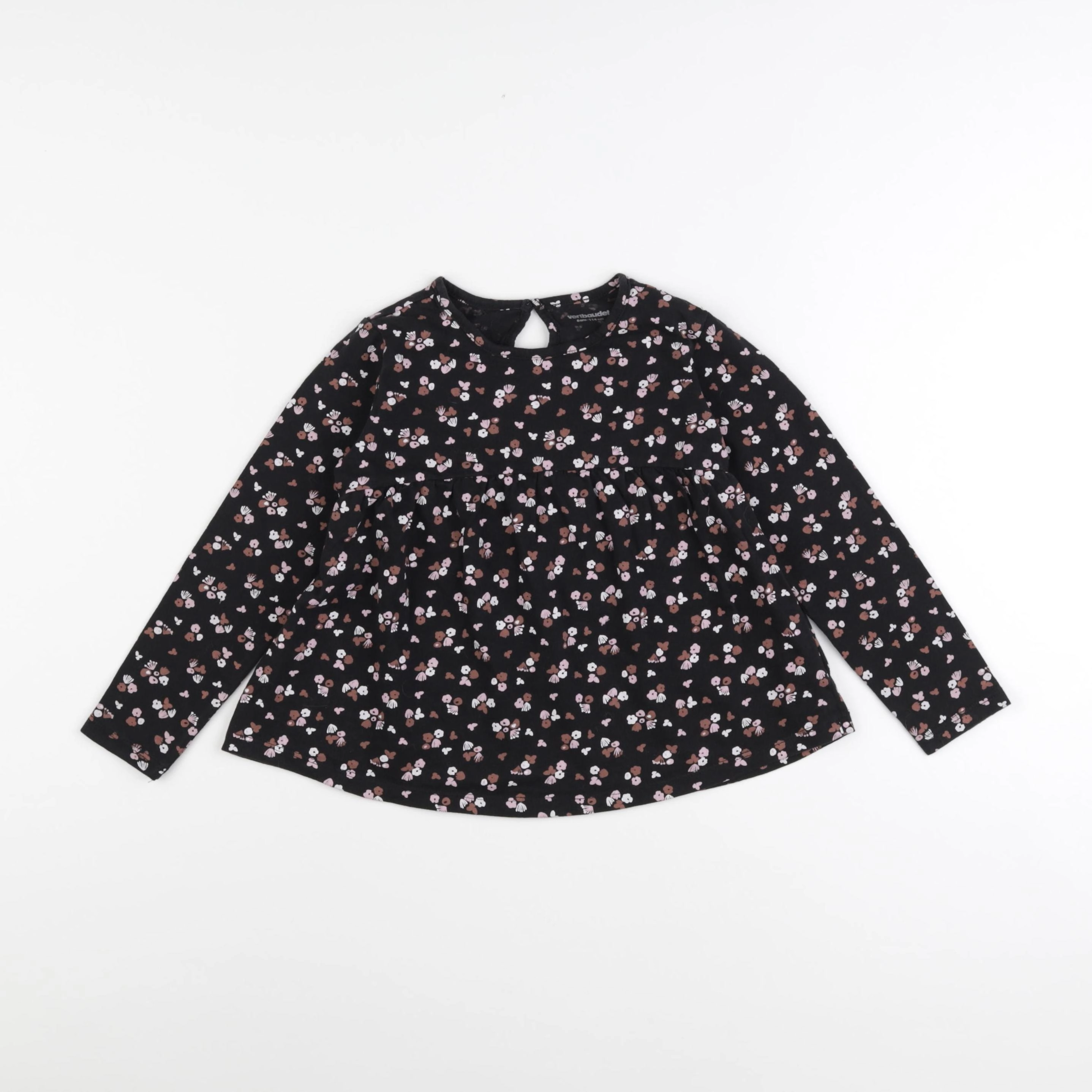 Vertbaudet - tee-shirt noir - 6 ans