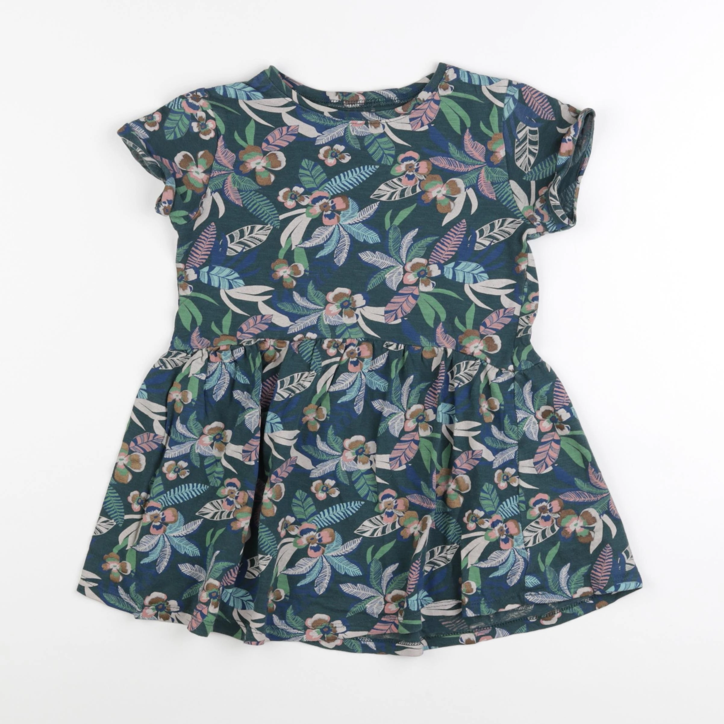 Vertbaudet - robe multicolore - 6 ans