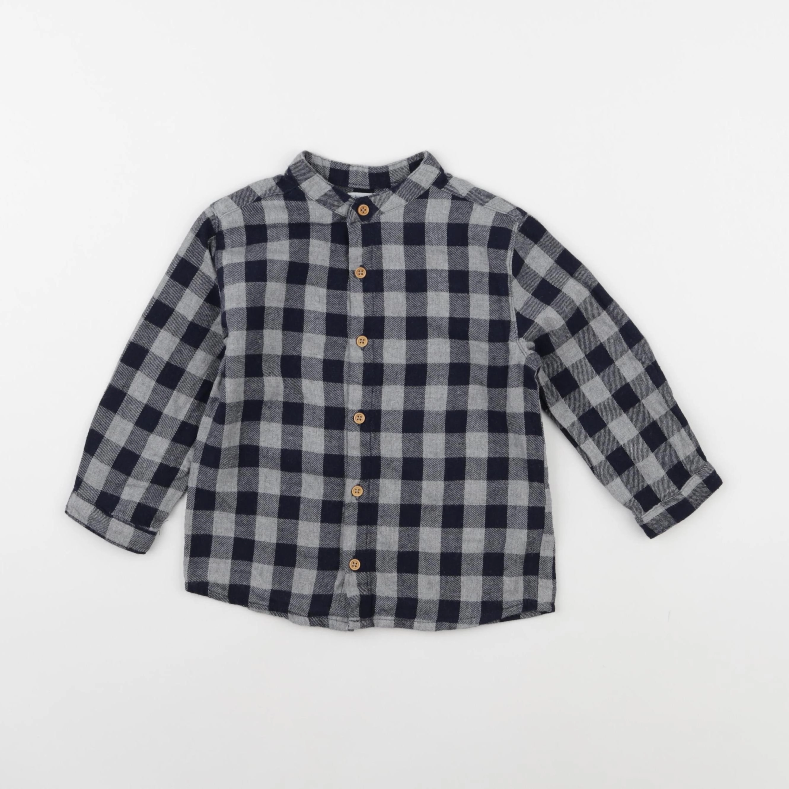 Boutchou - chemise bleu - 24 mois