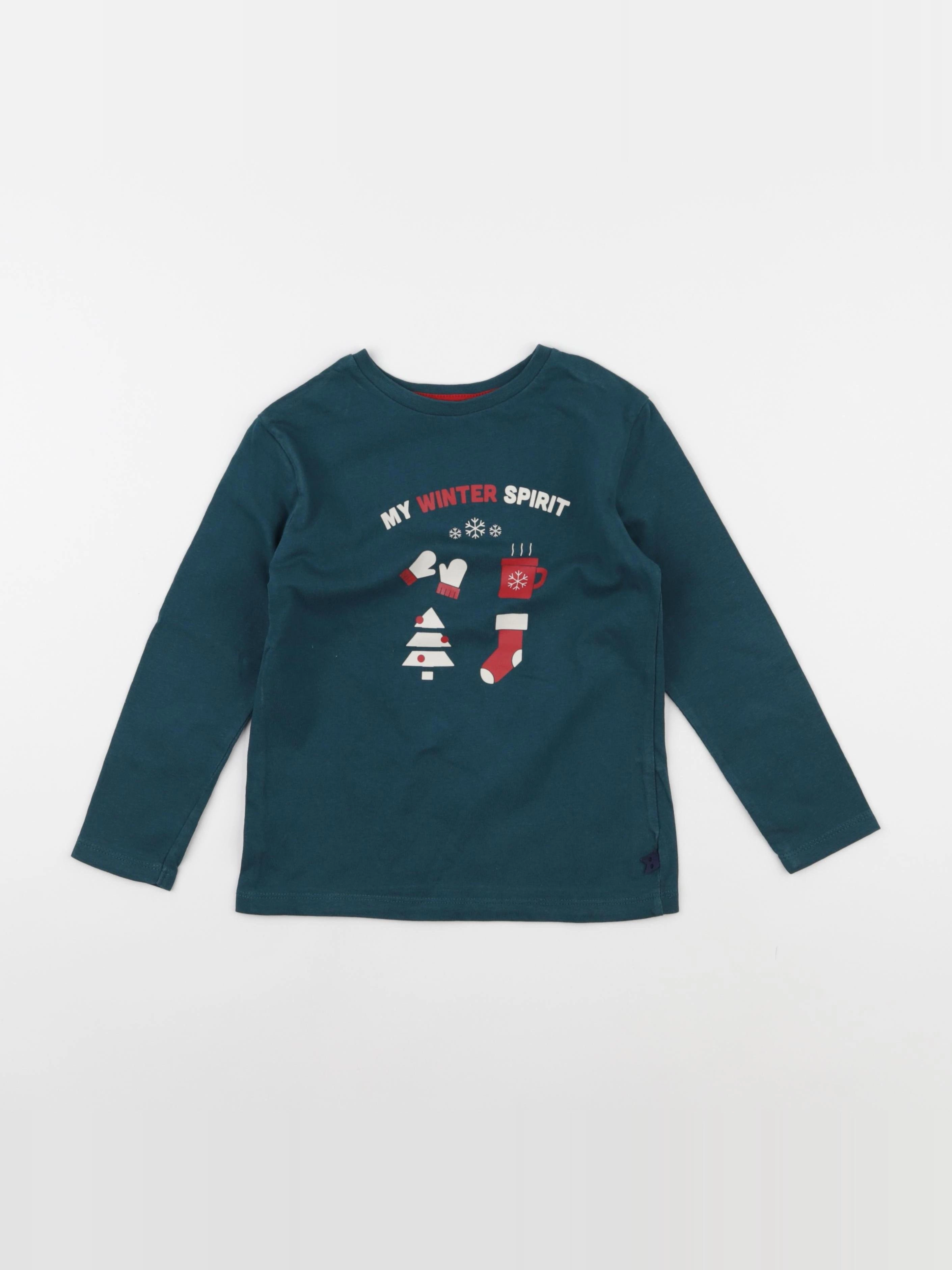 Okaidi - tee-shirt vert - 4 ans