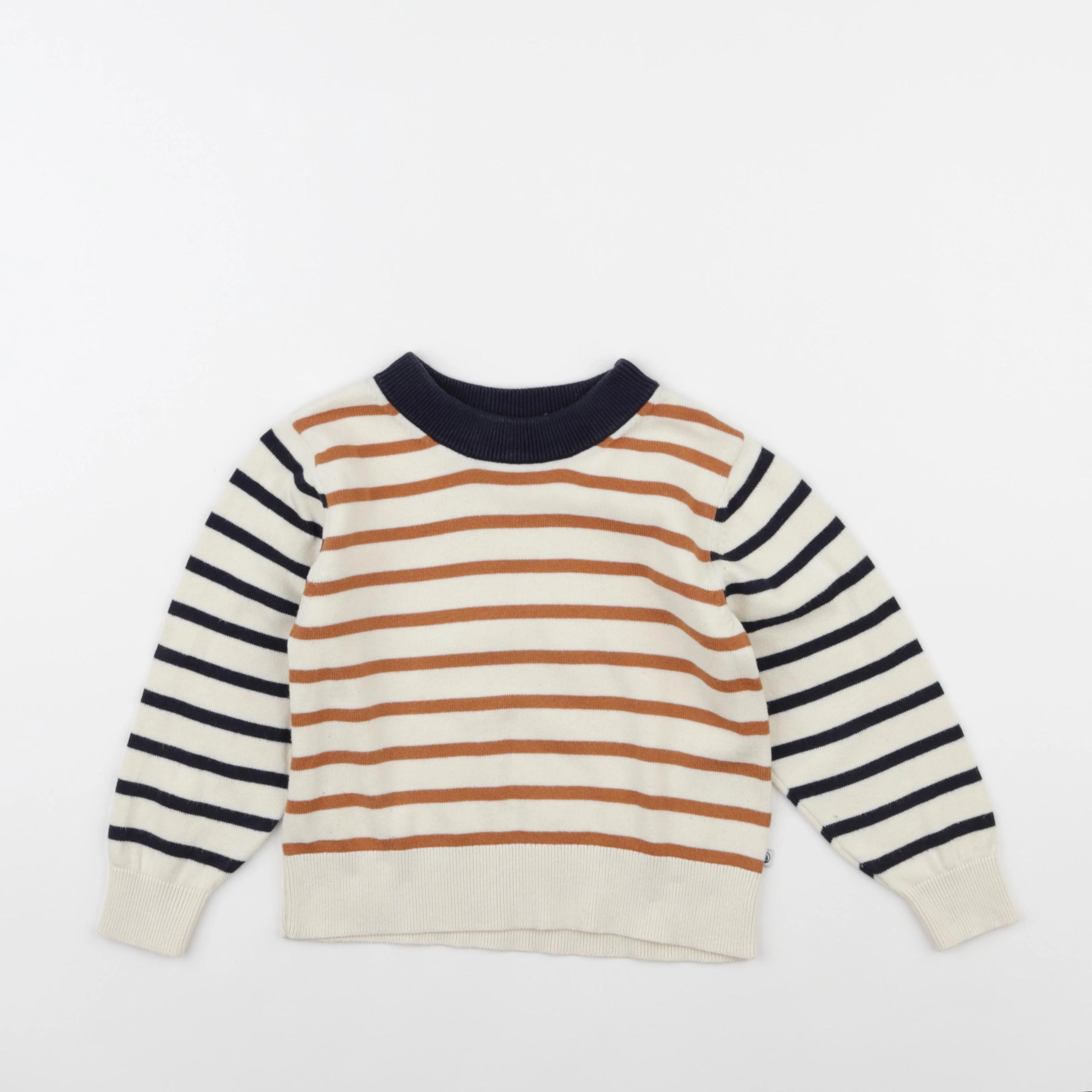 Petit Bateau - pull marron - 4 ans