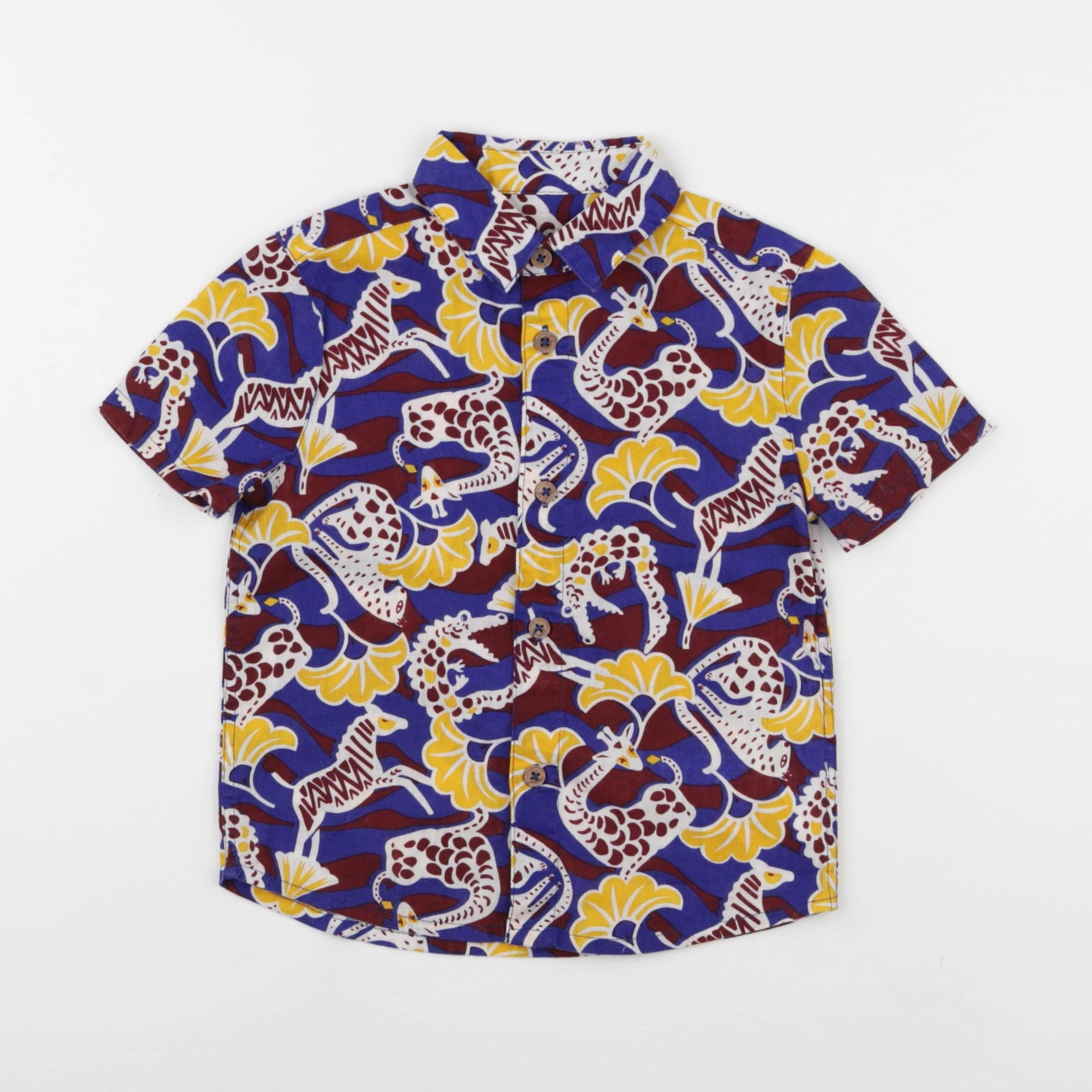 Monoprix - chemise multicolore - 3 ans