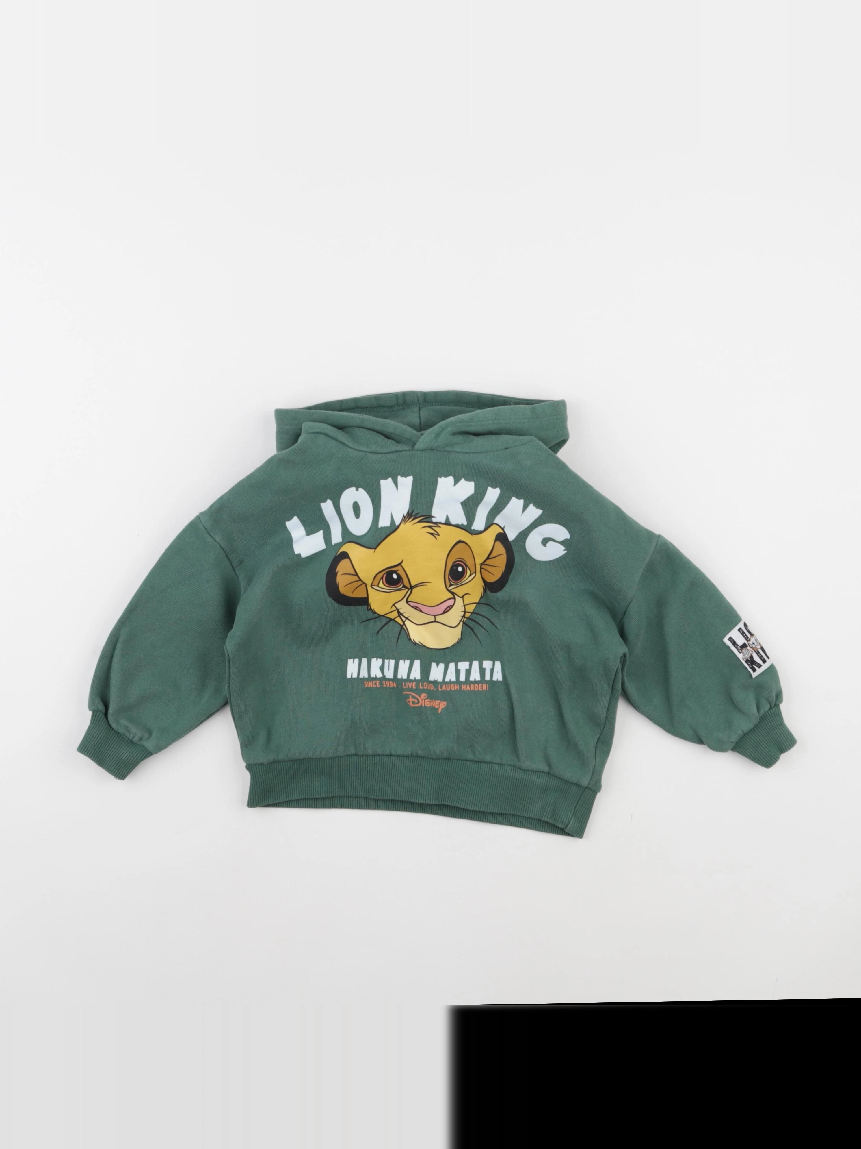 Zara - sweat vert - 12/18 mois