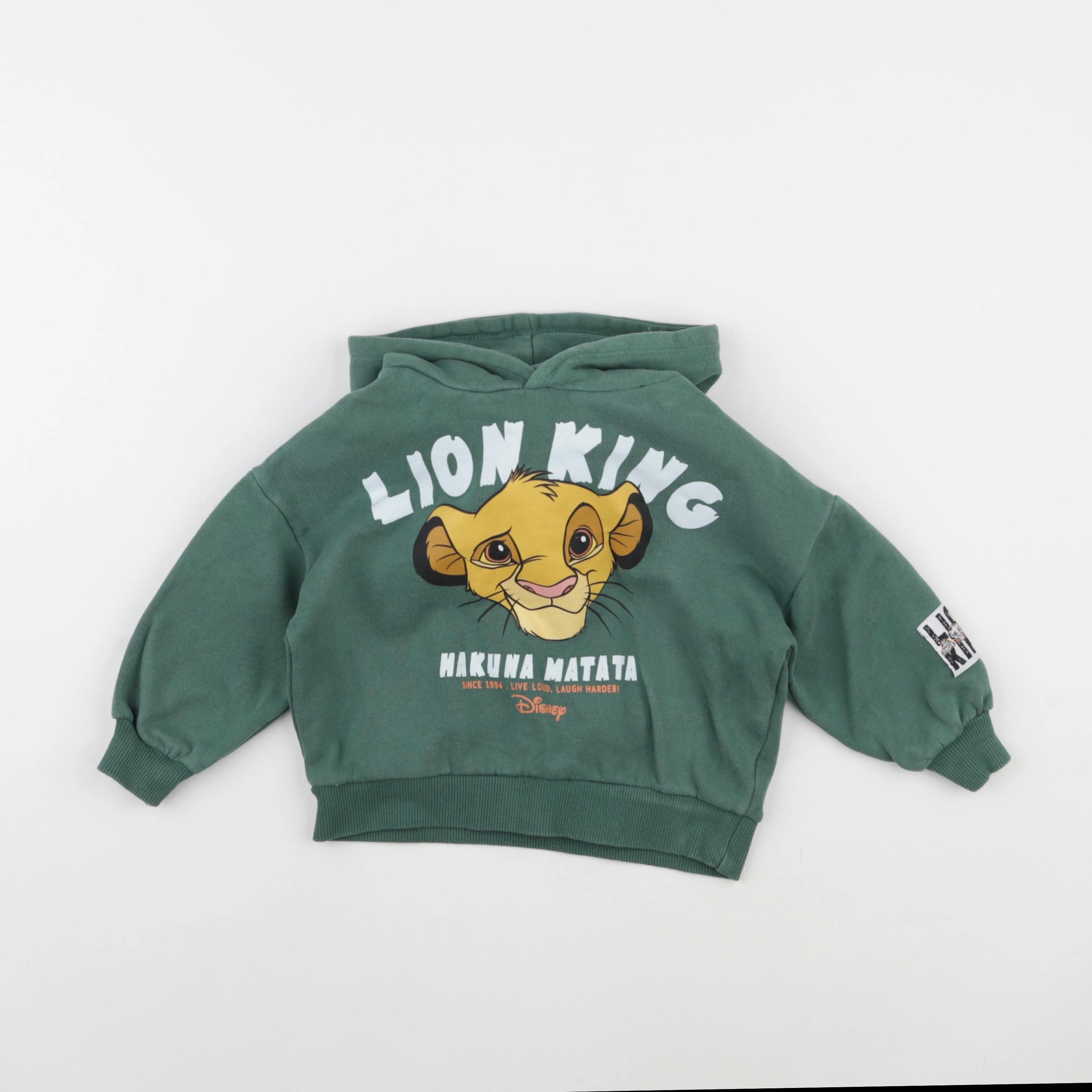 Zara - sweat vert - 12/18 mois