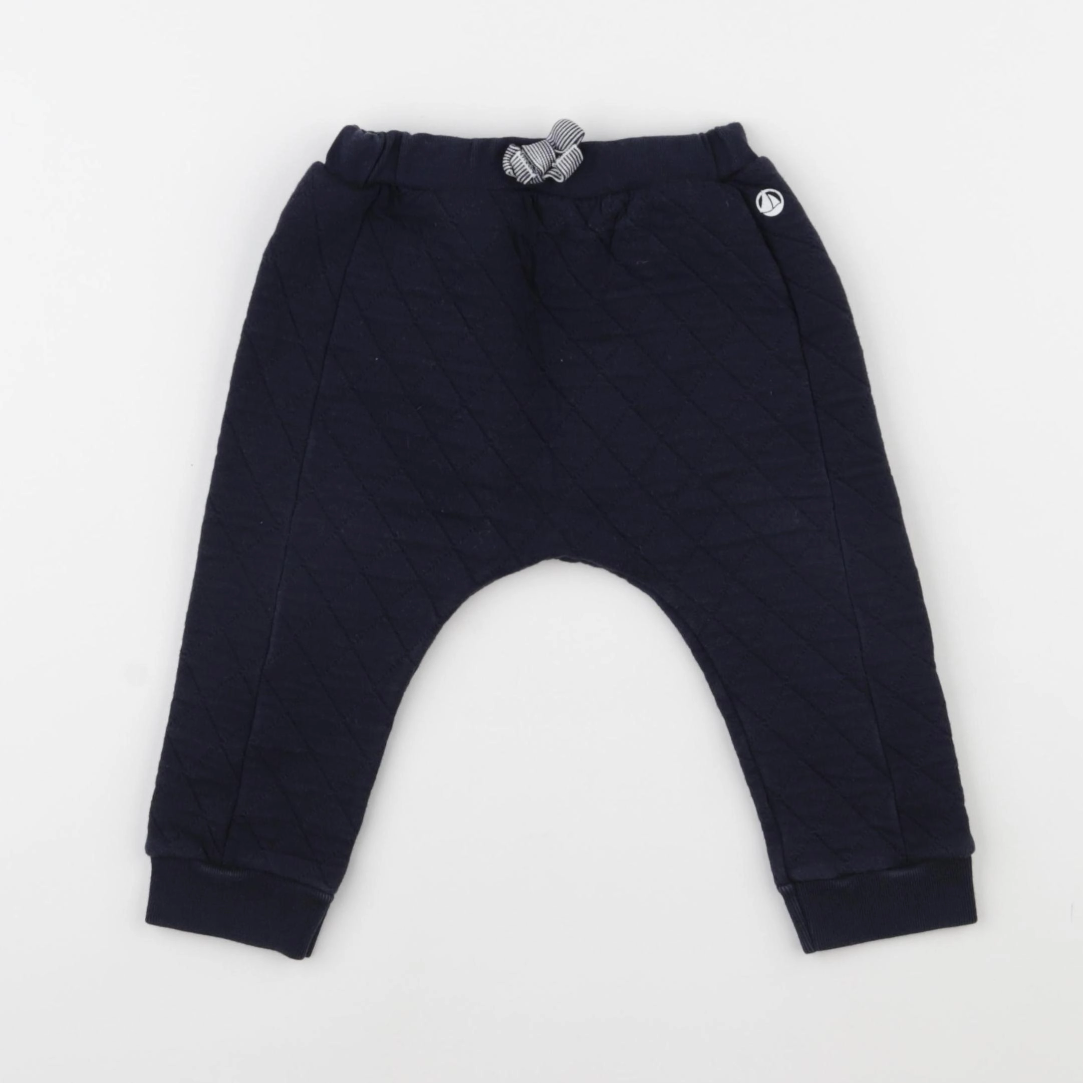 Petit Bateau - sarouel bleu - 18 mois