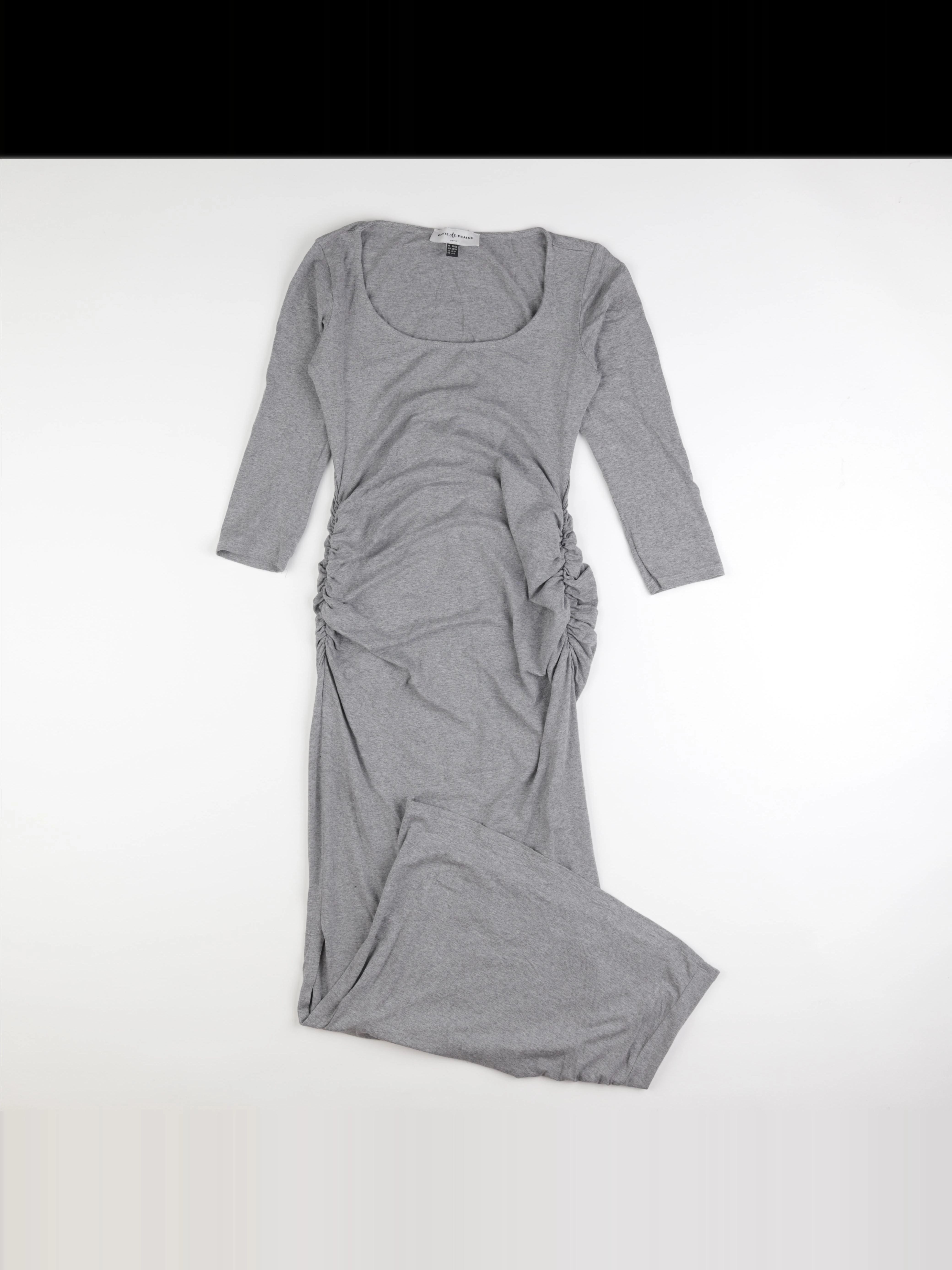 Envie de fraise - robe grossesse gris - 36 à 38