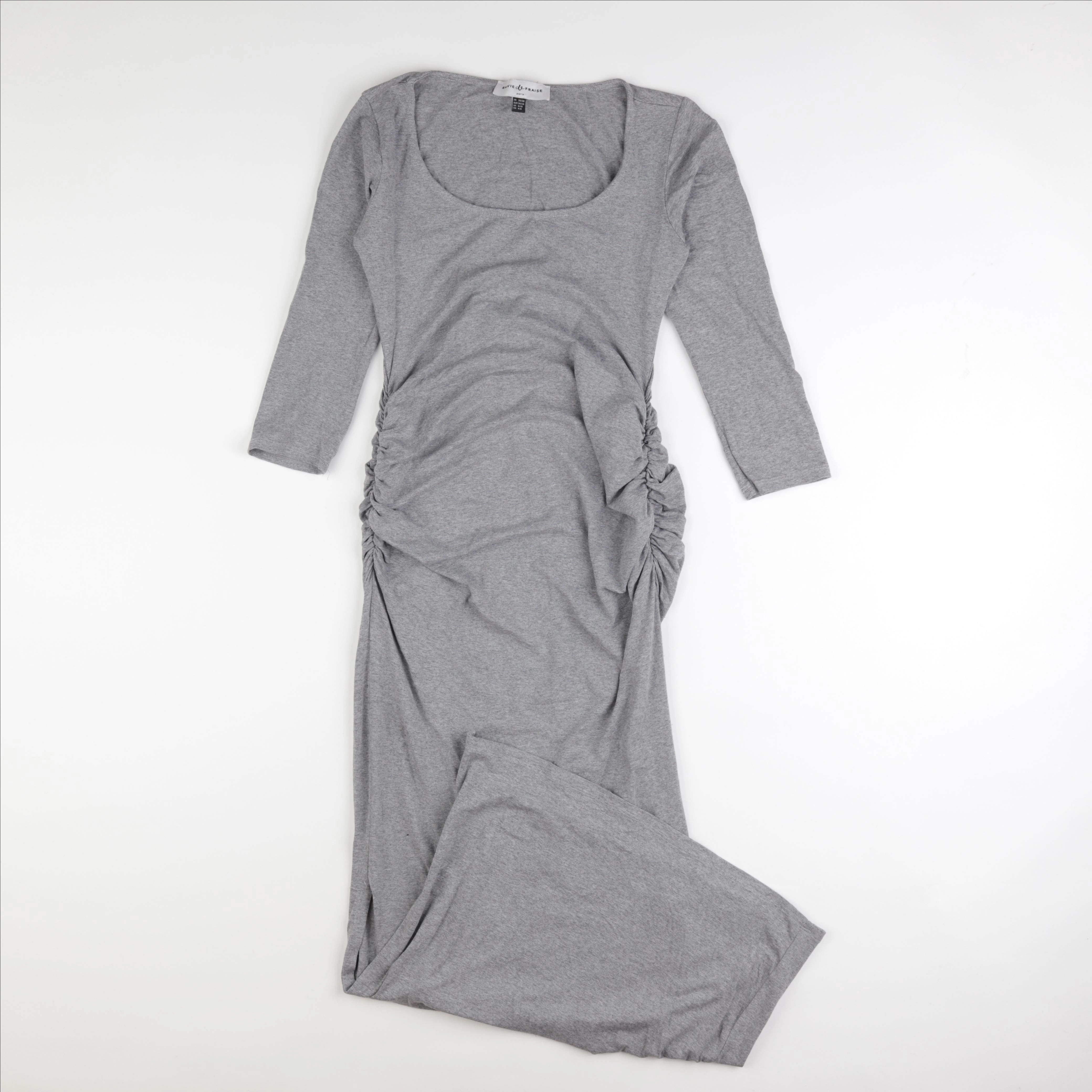 Envie de fraise - robe grossesse gris - 36 à 38