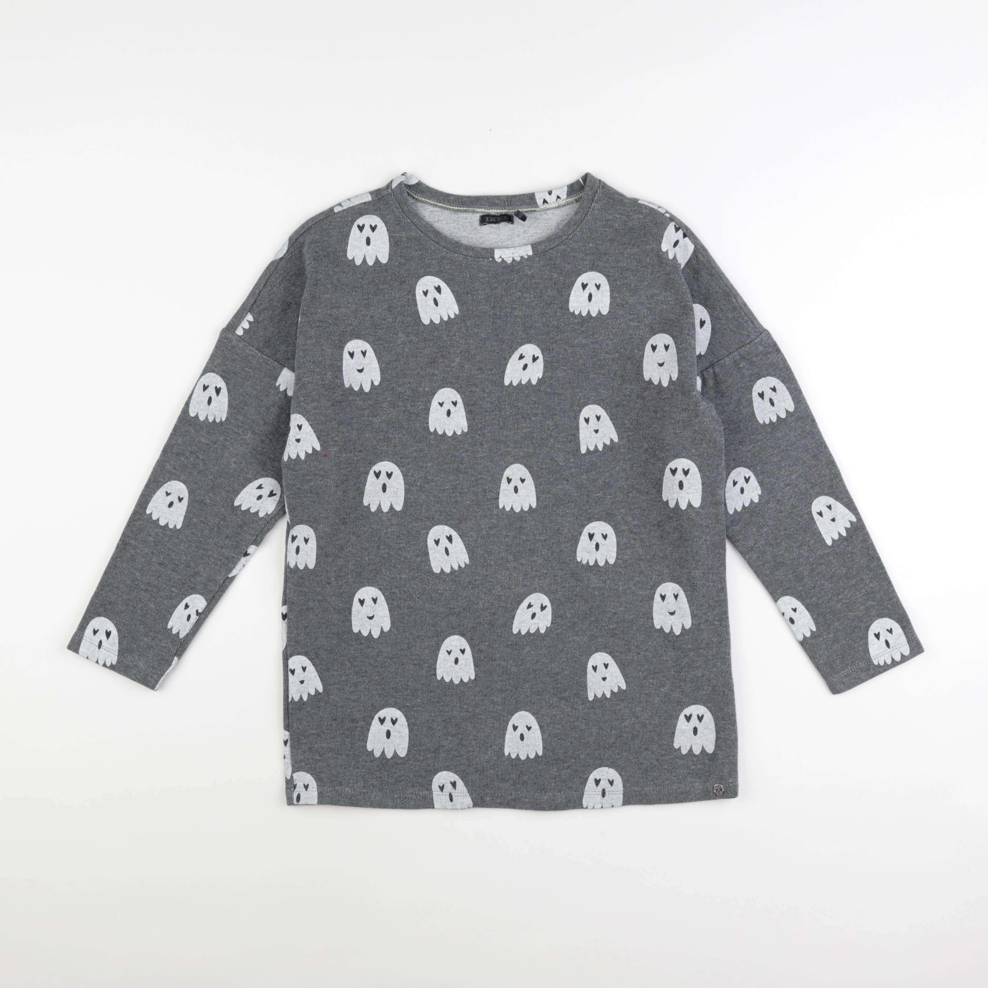 IKKS - pull gris - 10 ans
