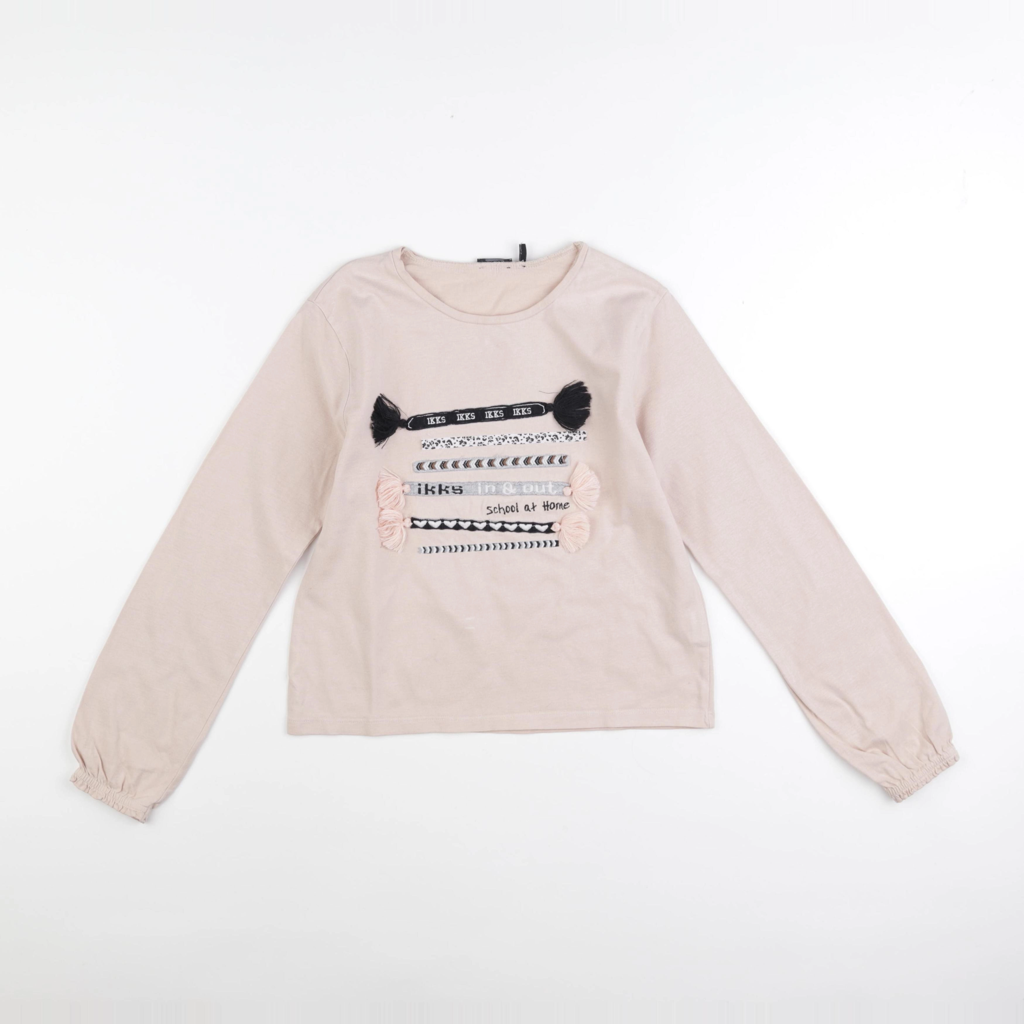 IKKS - tee-shirt beige - 10 ans