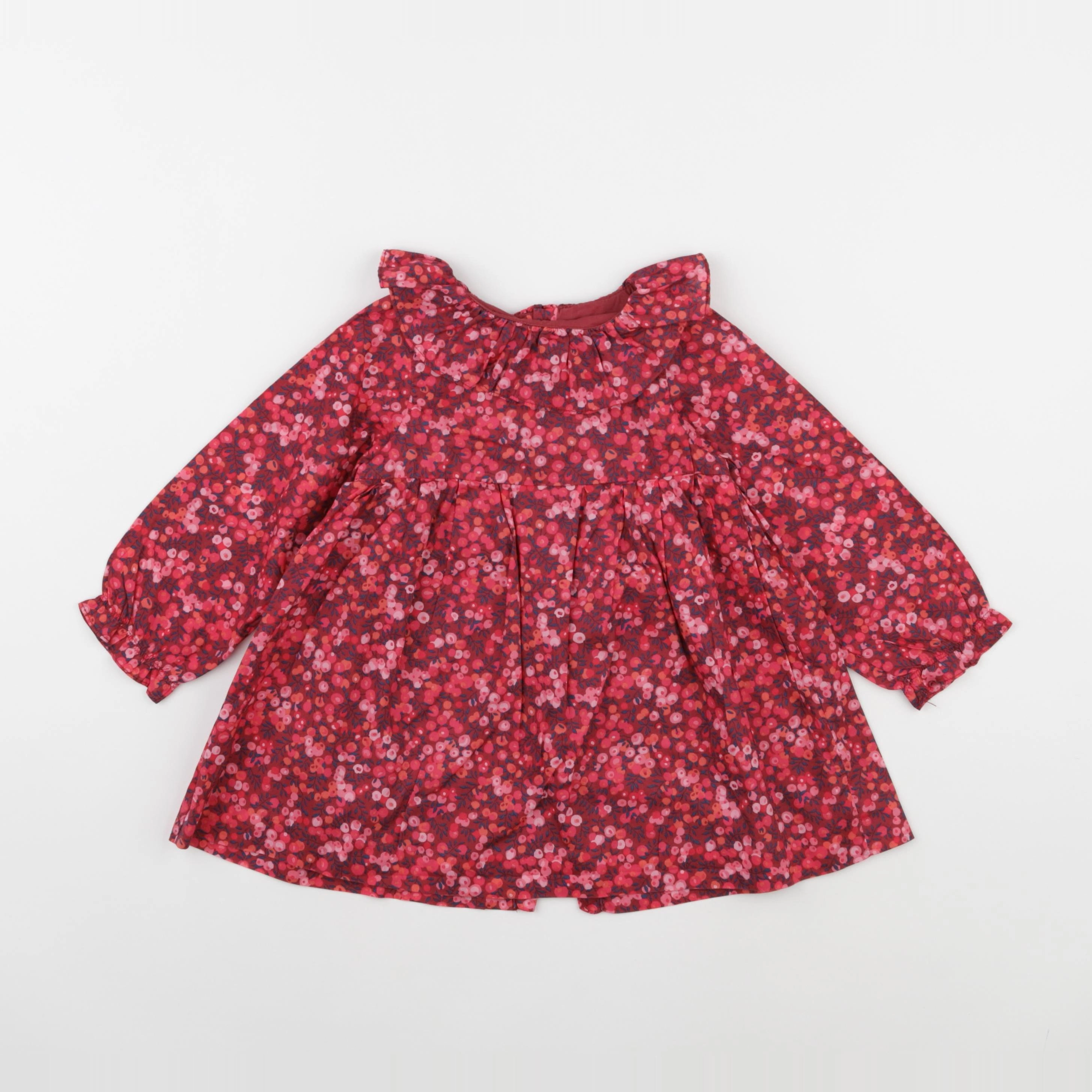 Jacadi - robe liberty rouge - 18 mois