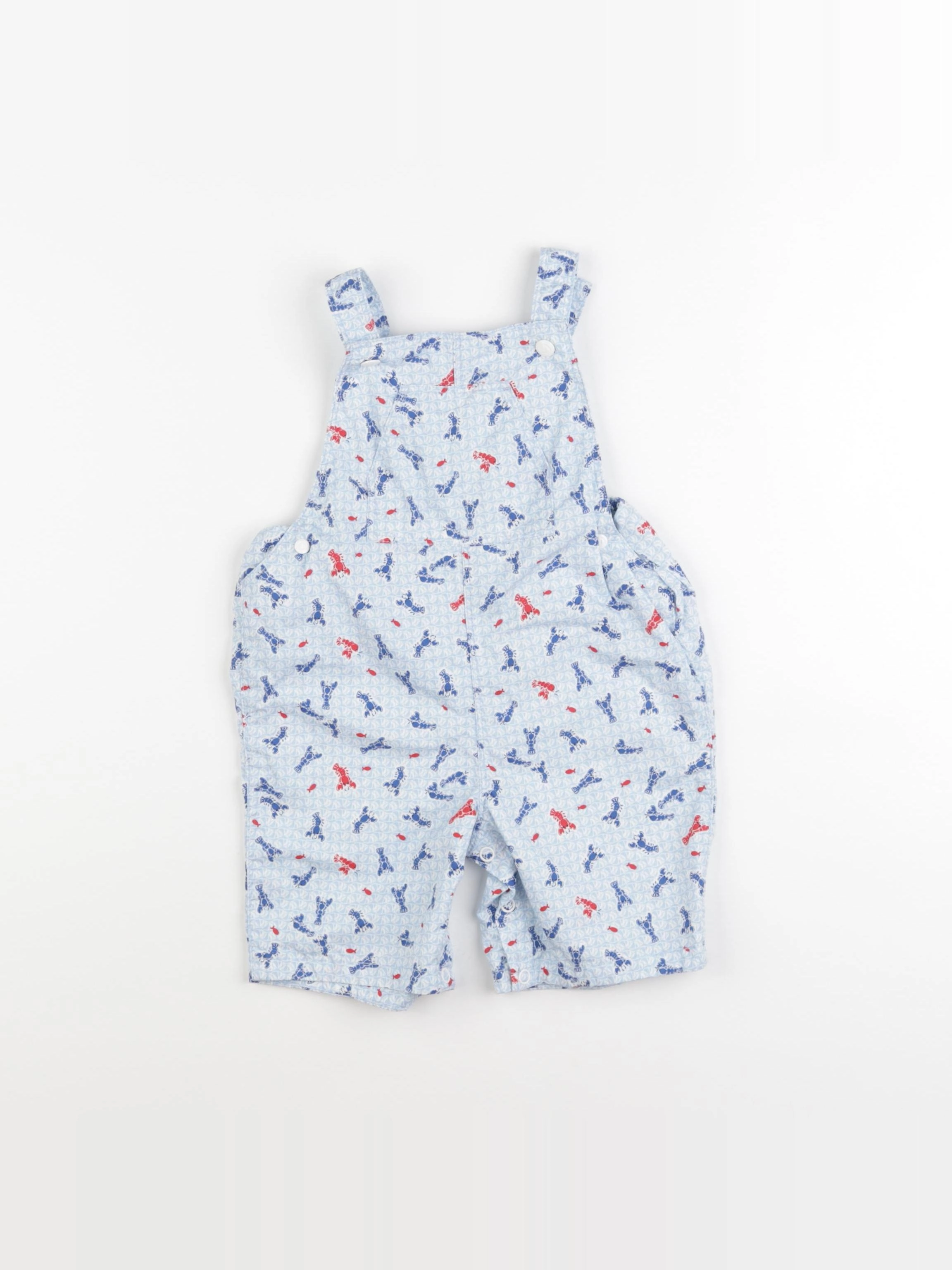 Petit Bateau - salopette bleu - 24 mois