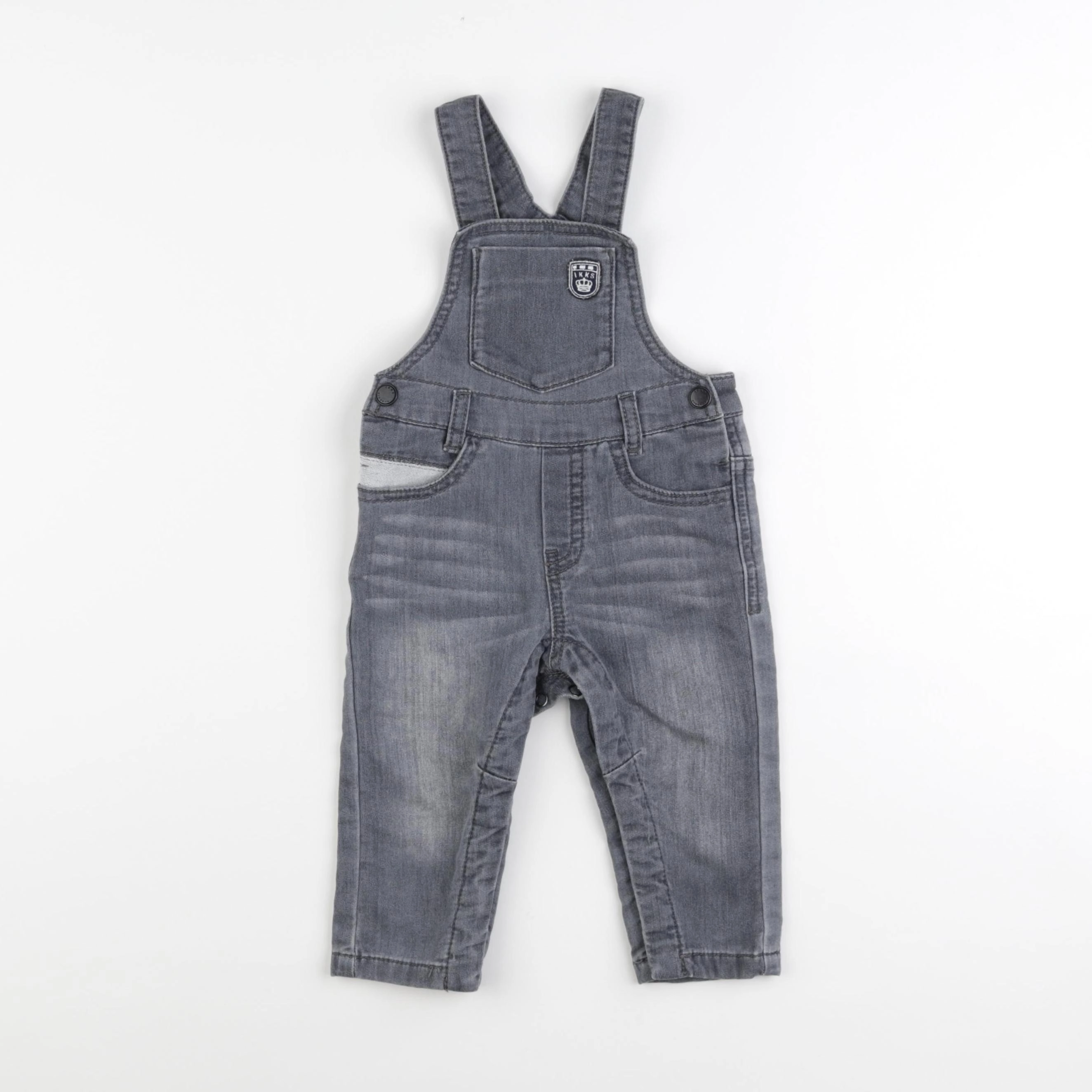 IKKS - salopette gris - 12 mois