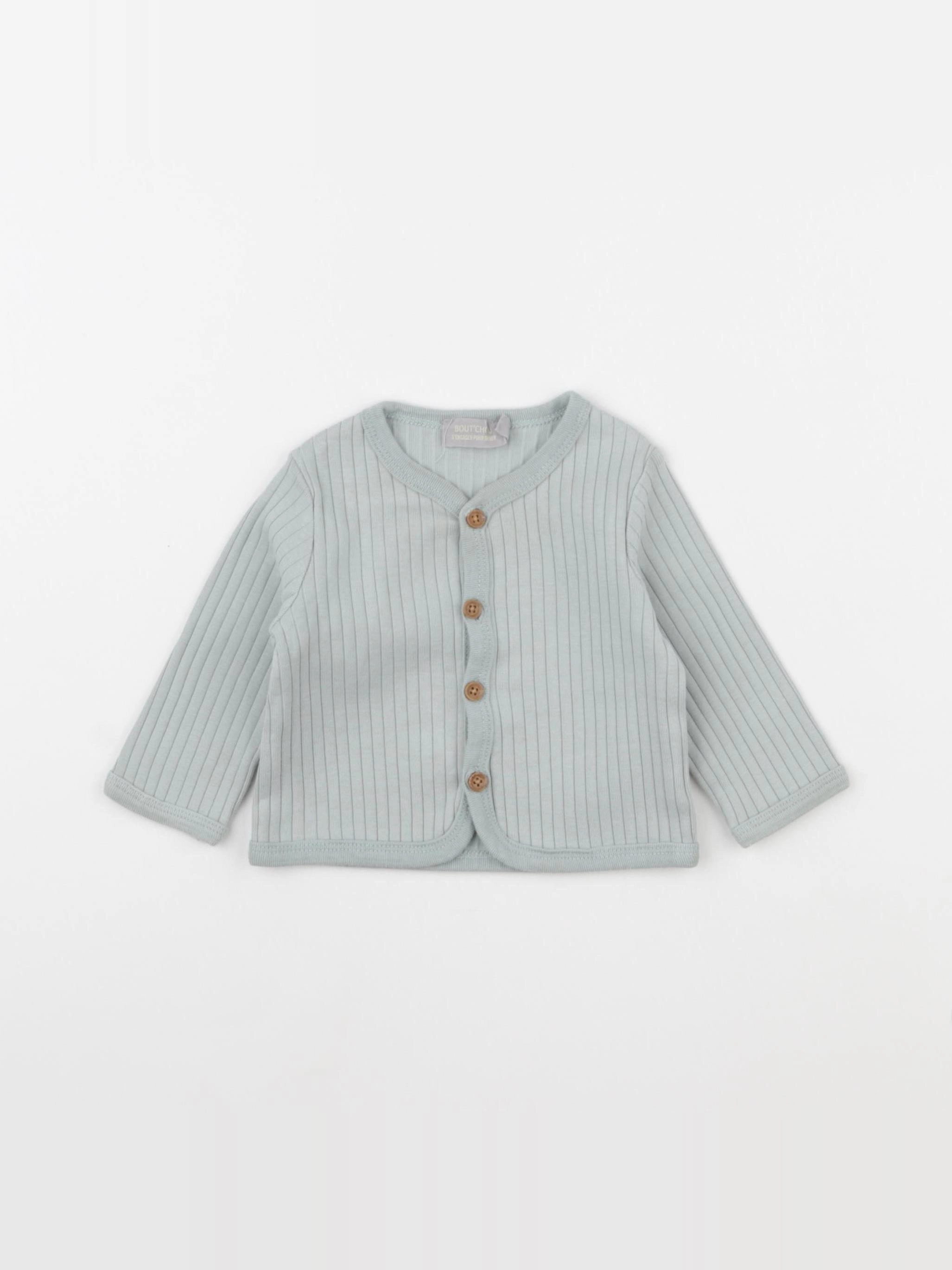 Boutchou - sweat vert - 6 mois