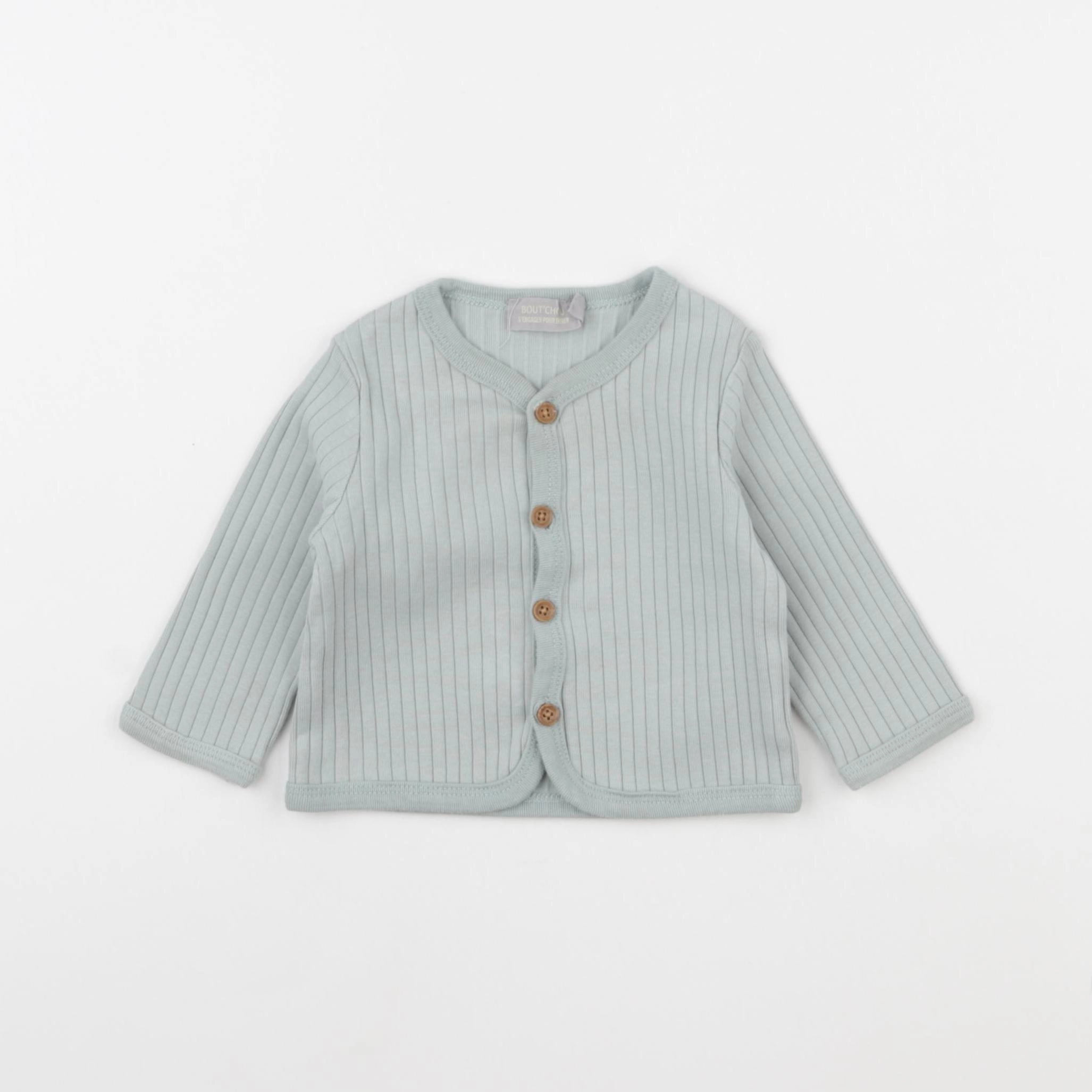 Boutchou - sweat vert - 6 mois