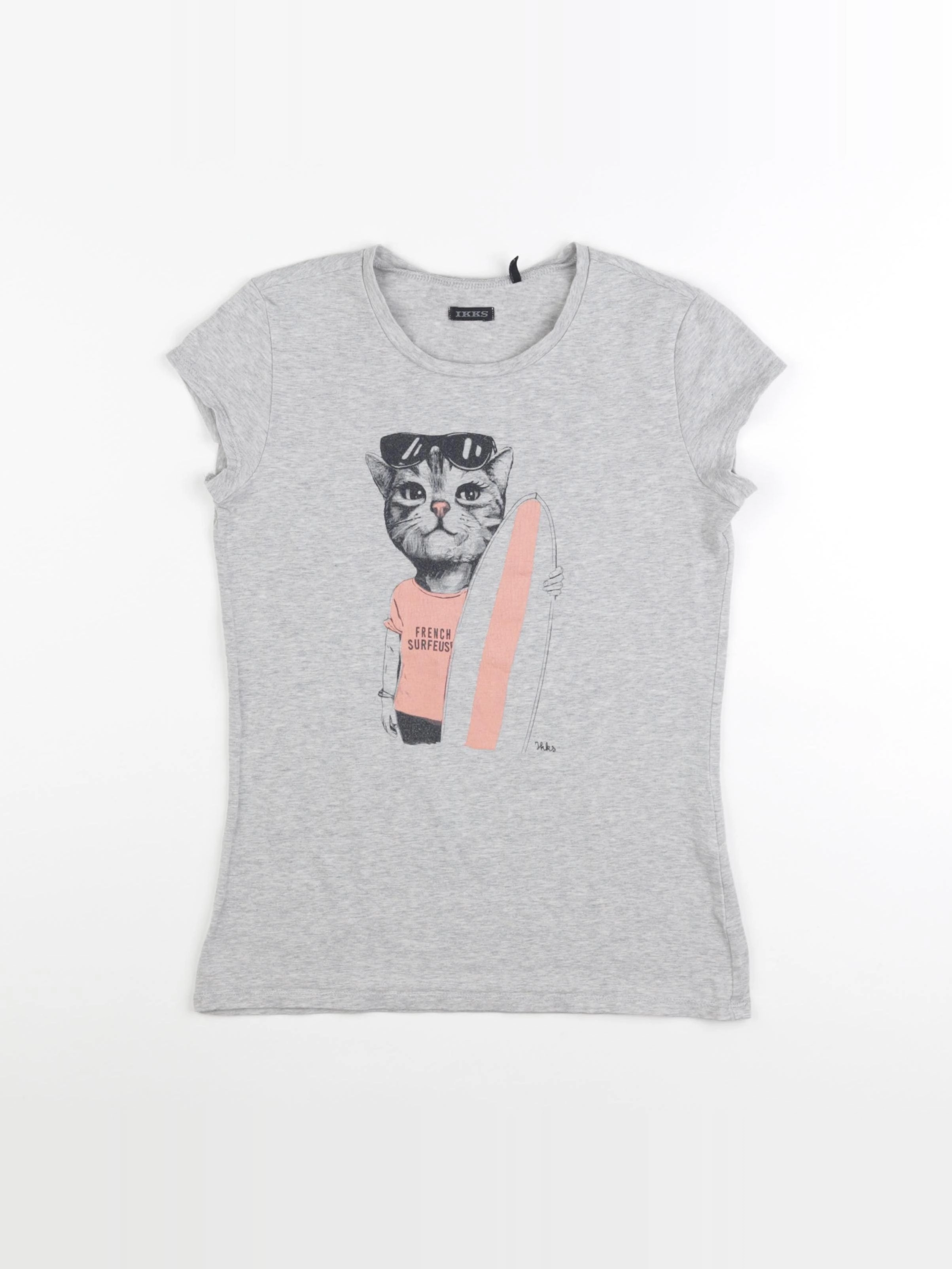 IKKS - tee-shirt gris - 12 ans