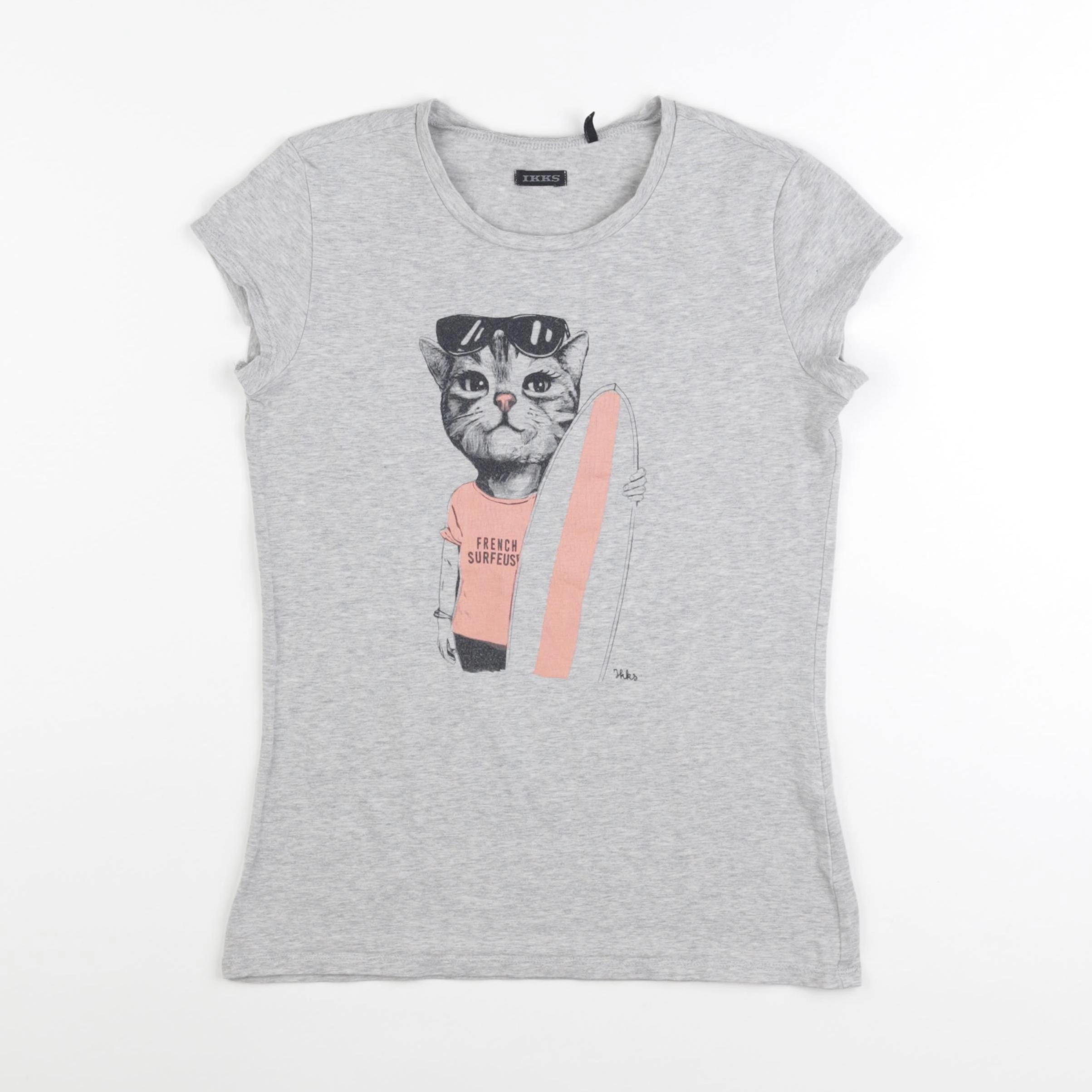 IKKS - tee-shirt gris - 12 ans