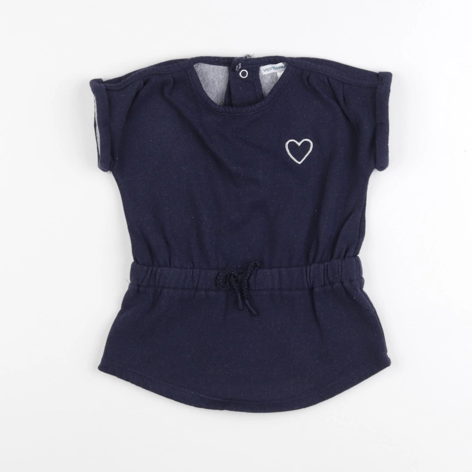 Vertbaudet - robe bleu - 12 mois