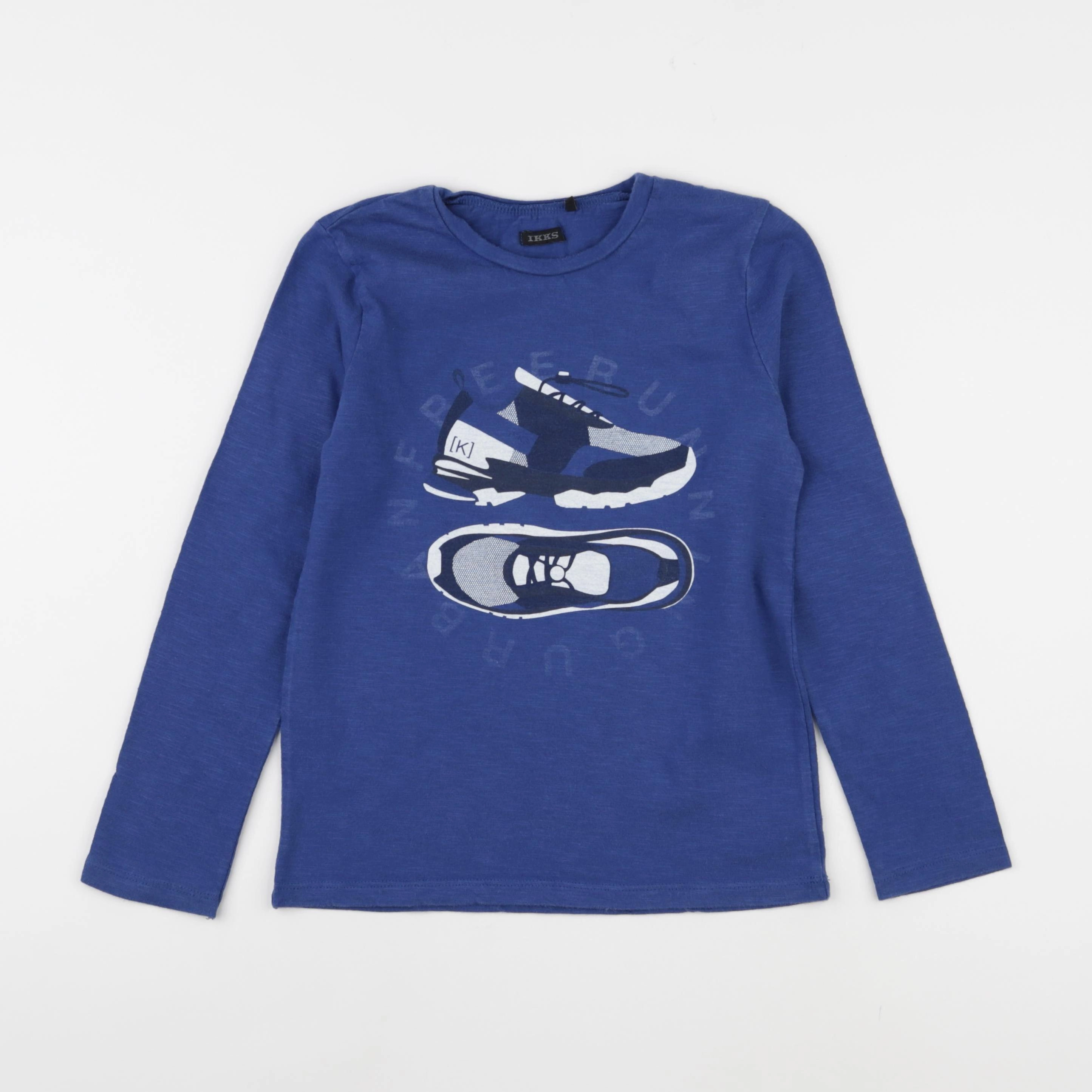 IKKS - tee-shirt bleu - 8 ans