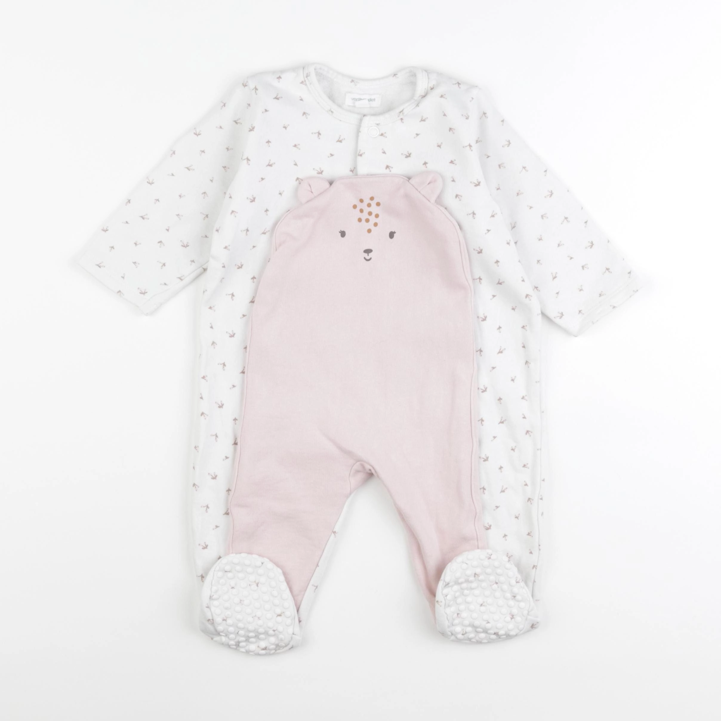 Vertbaudet - pyjama coton multicolore - 12 mois