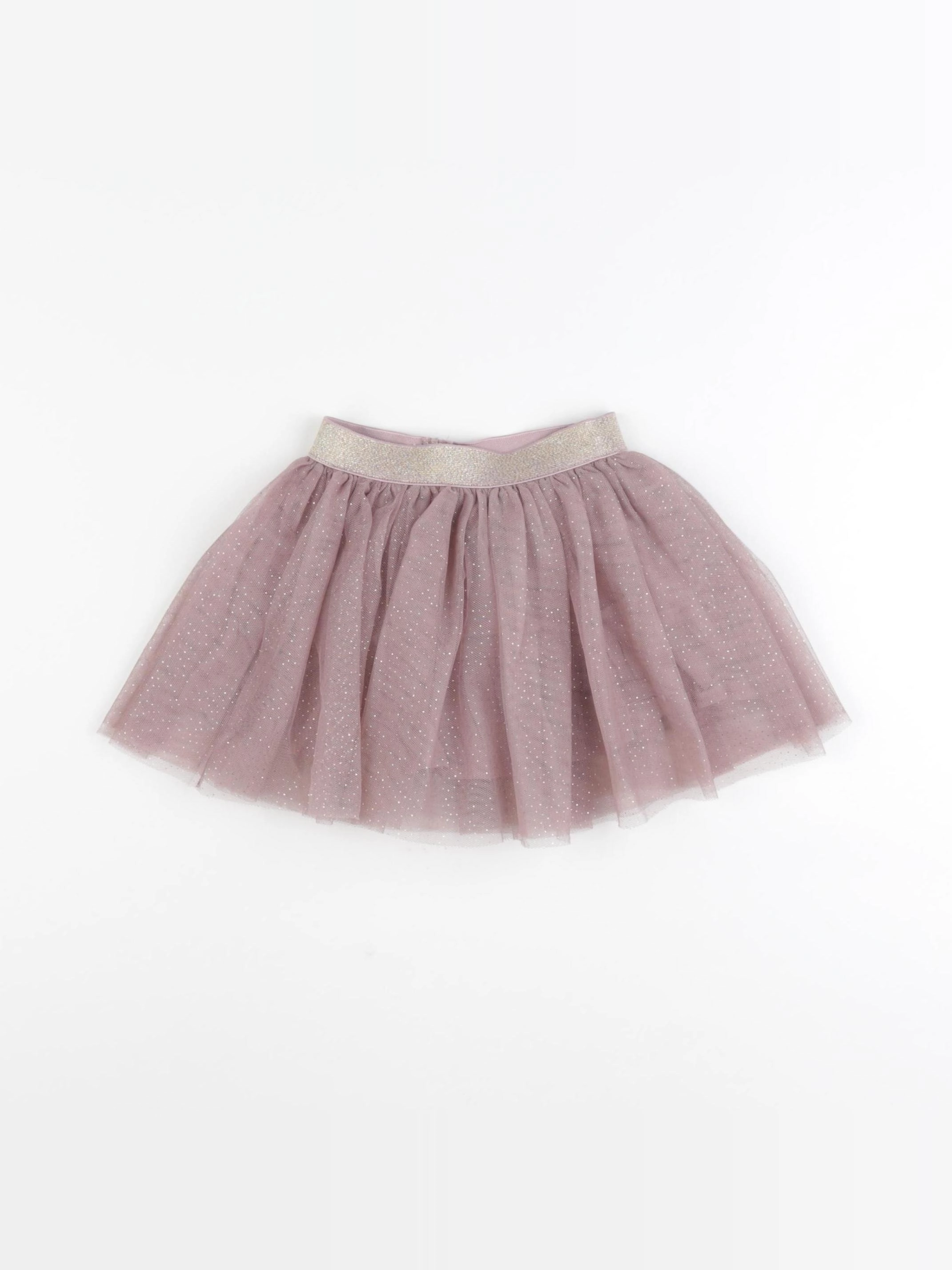 Vertbaudet - jupe violet, or - 12 ans