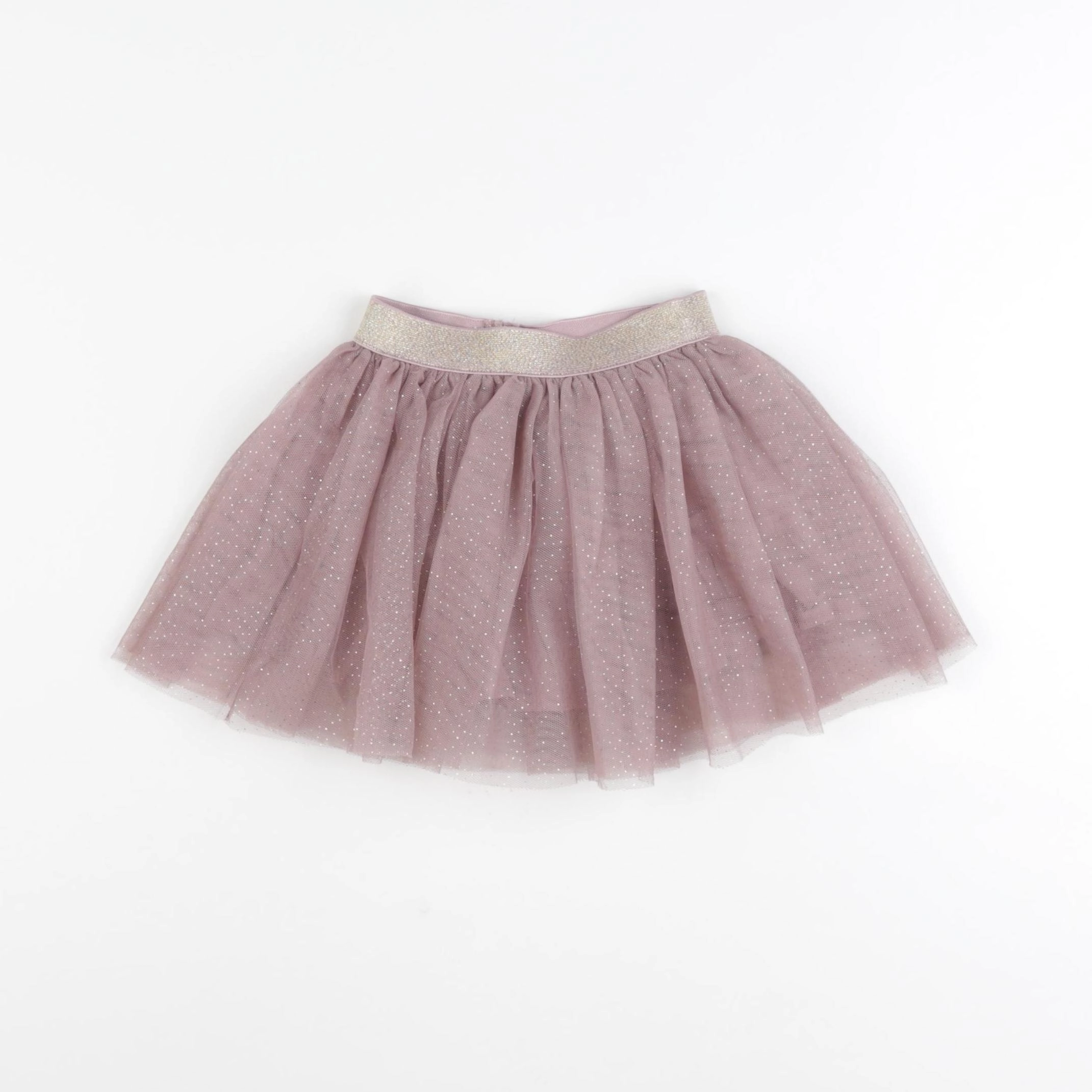 Vertbaudet - jupe violet, or - 12 ans