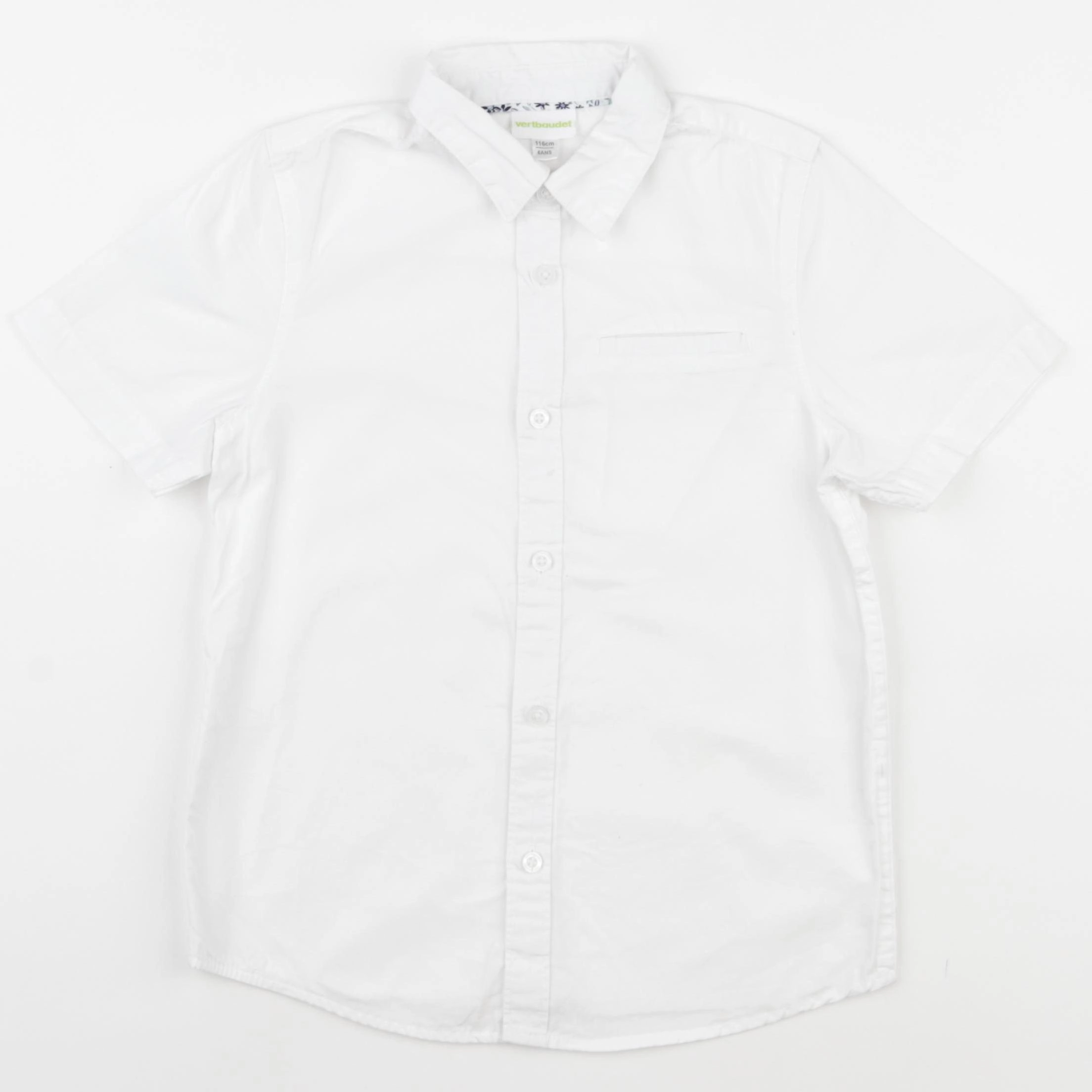 Vertbaudet - chemise blanc - 6 ans