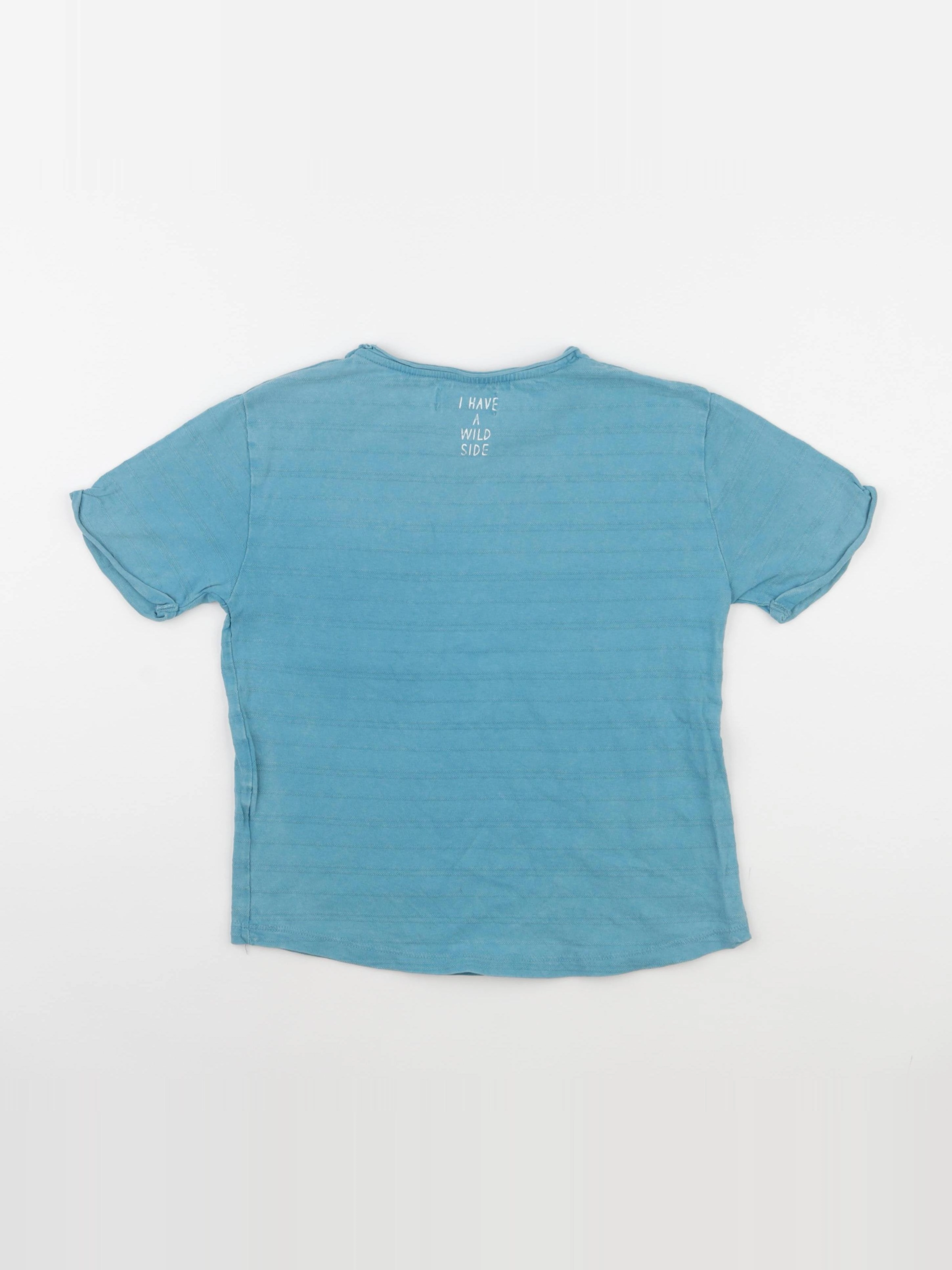 Zara - tee-shirt bleu - 6 ans