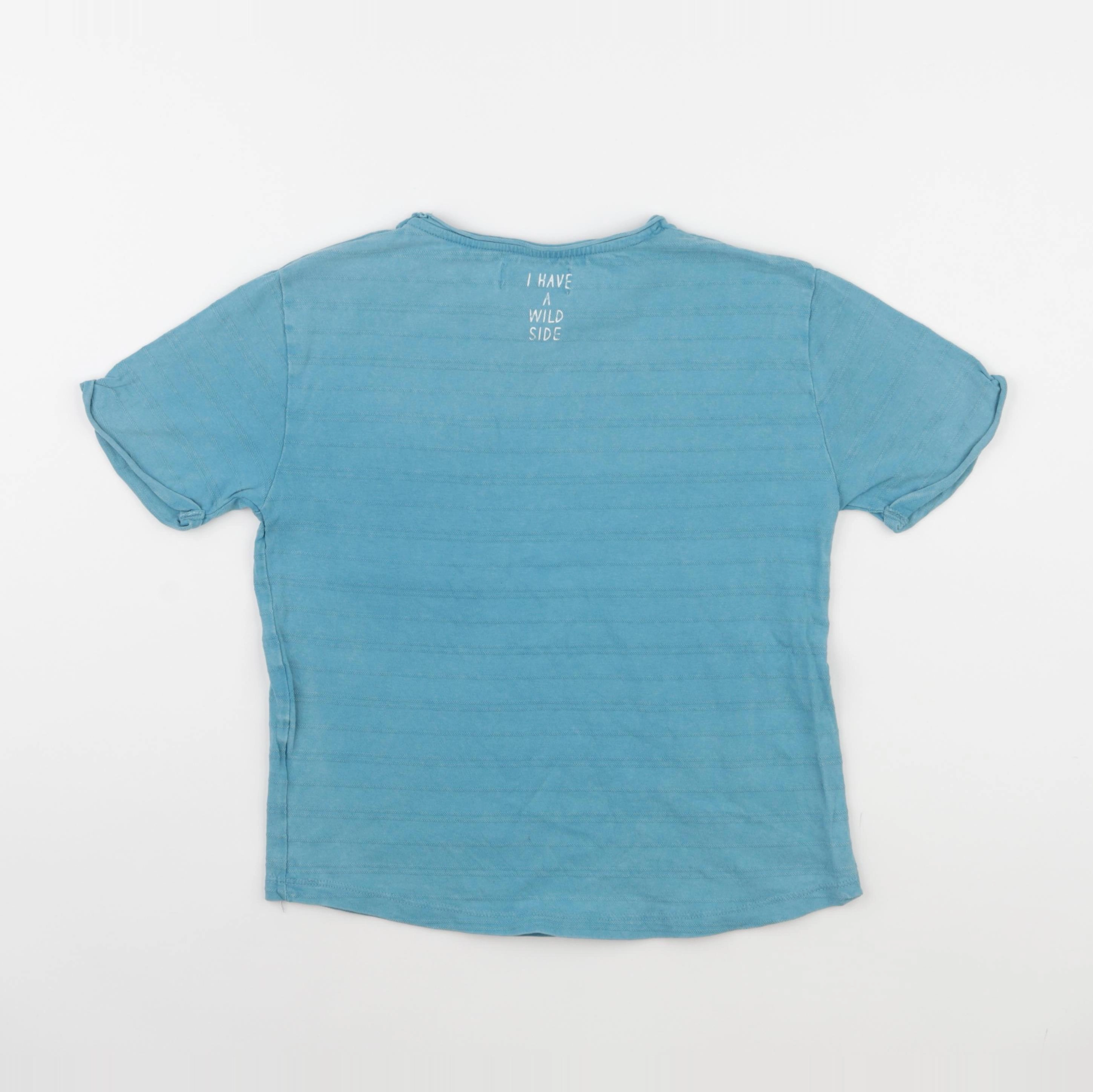 Zara - tee-shirt bleu - 6 ans