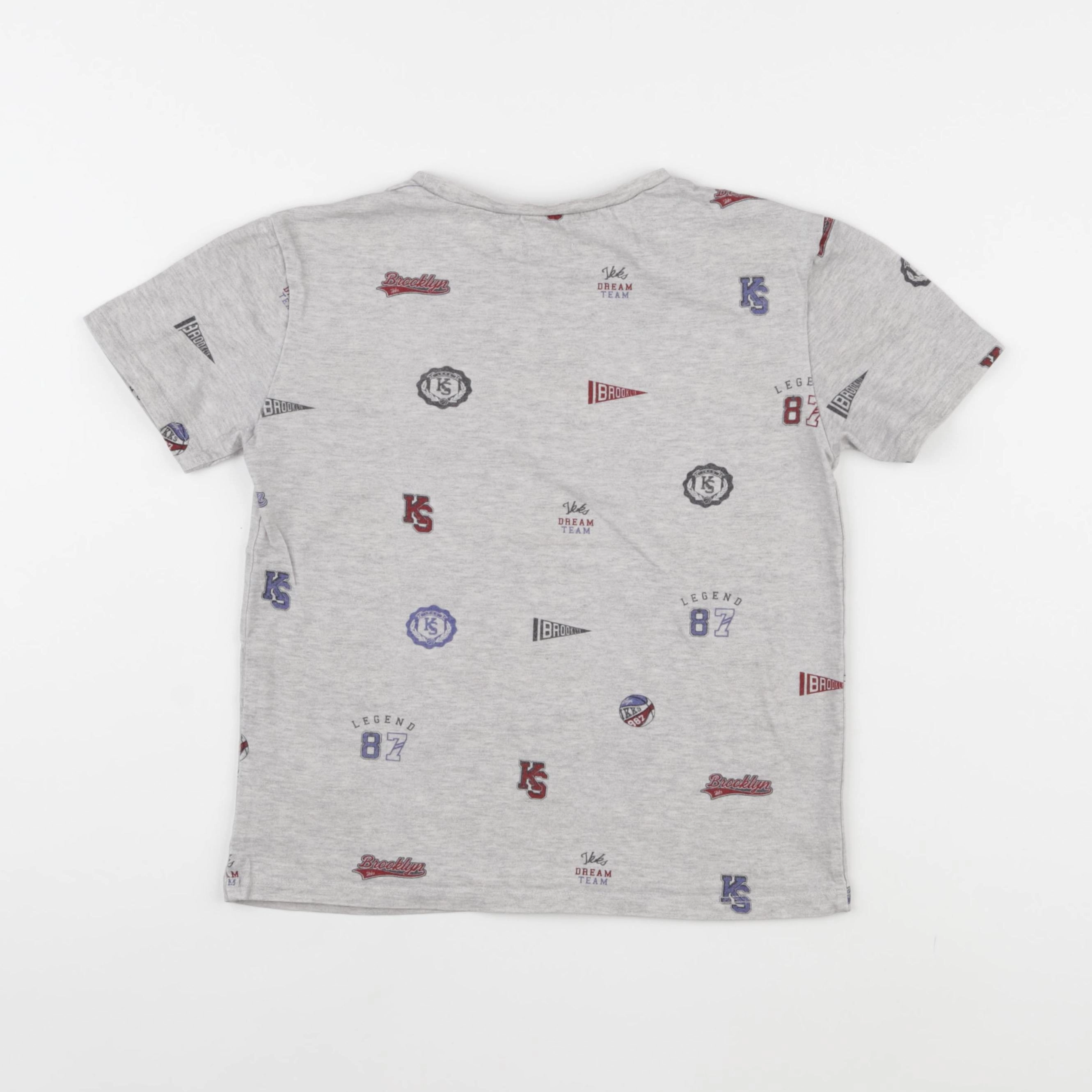 IKKS - tee-shirt gris - 8 ans