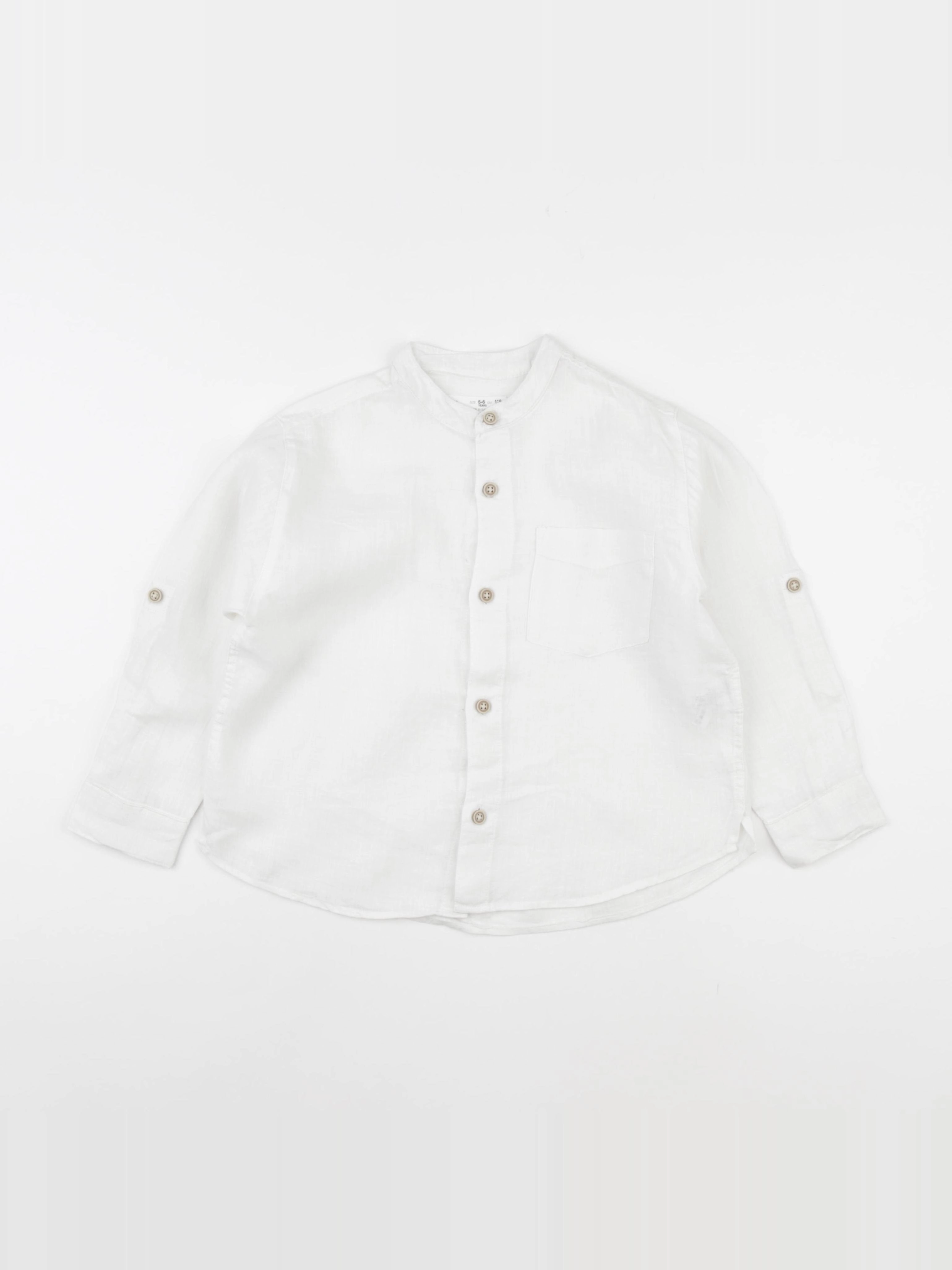 Zara - chemise blanc - 5/6 ans