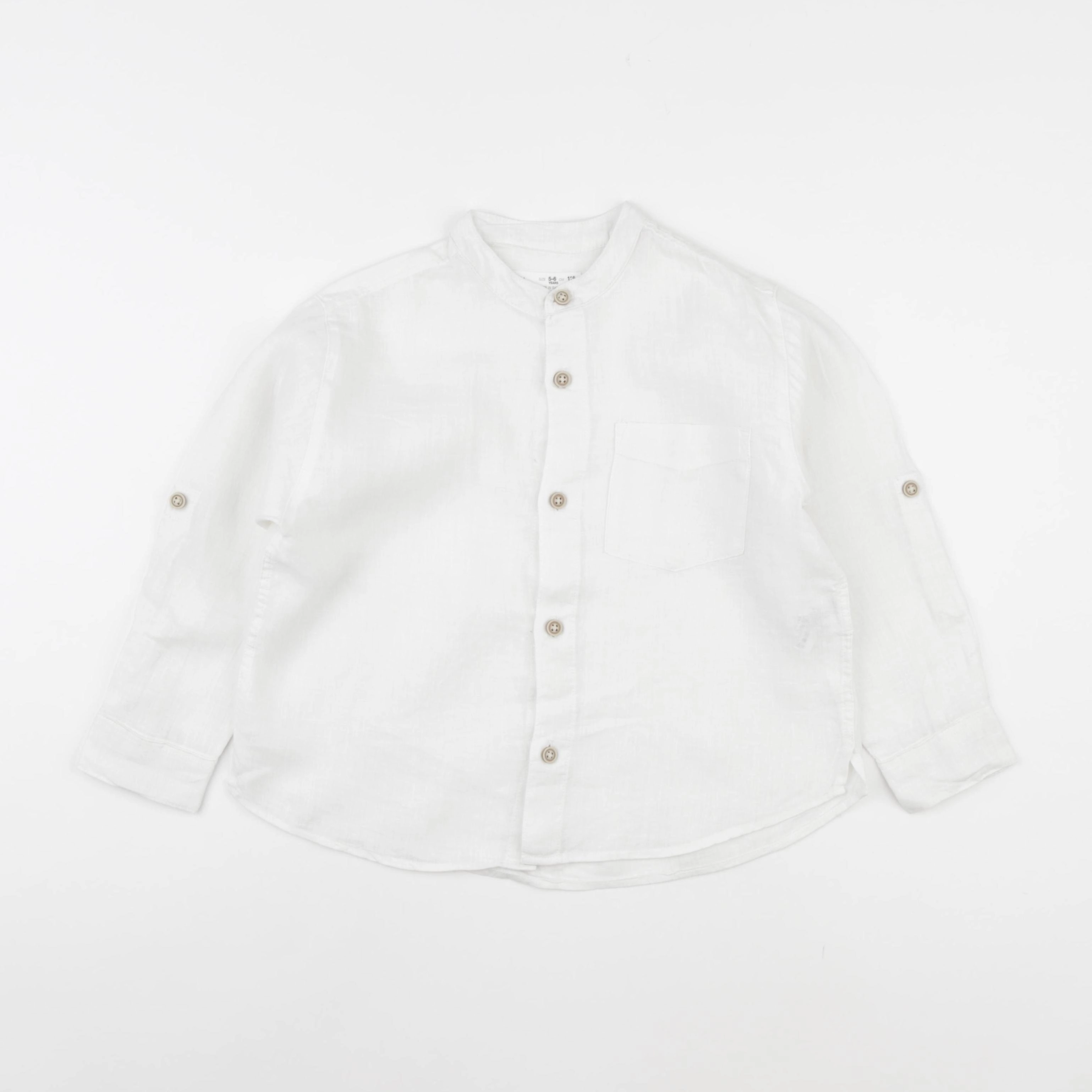 Zara - chemise blanc - 5/6 ans