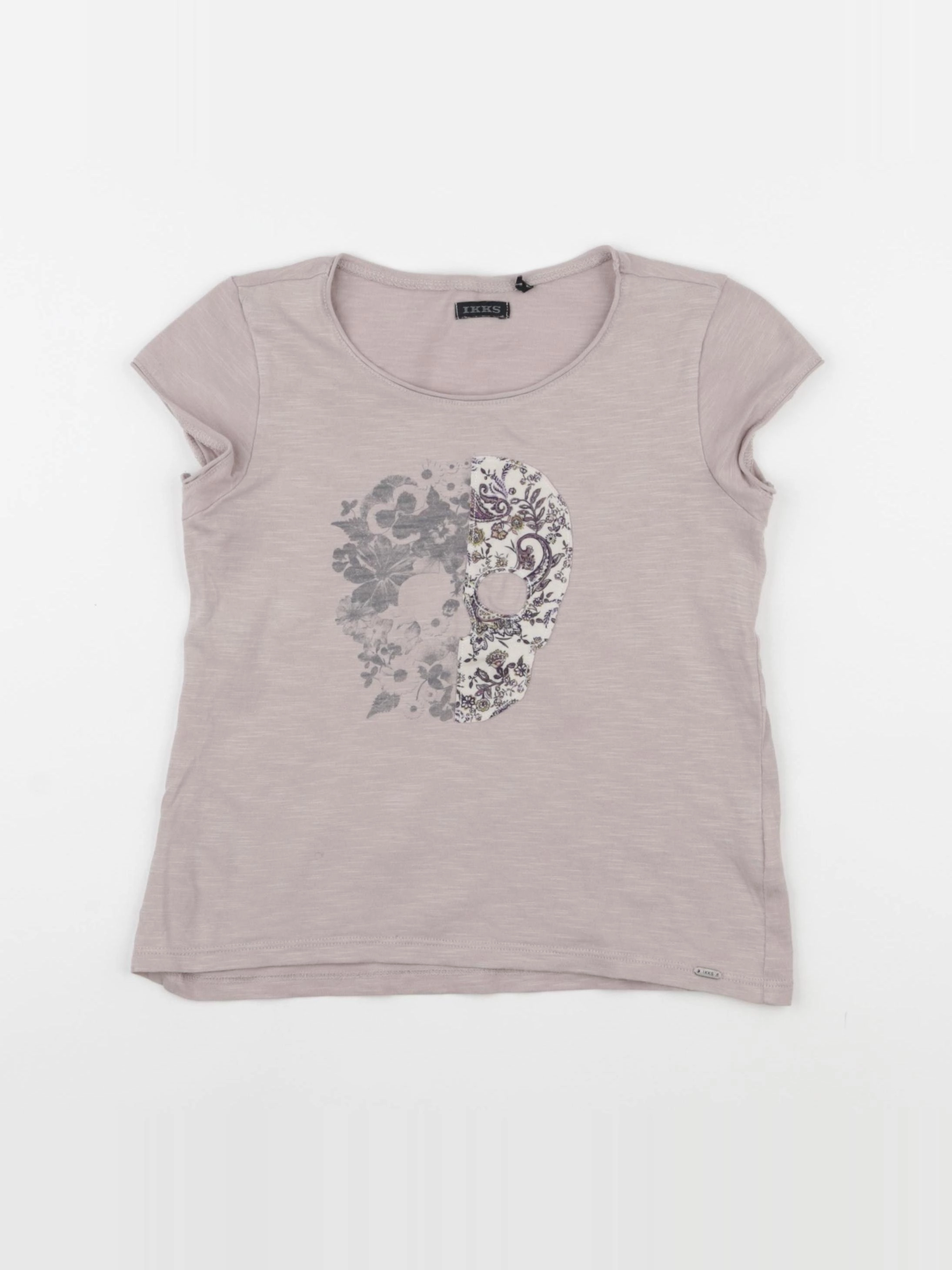IKKS - tee-shirt rose - 8 ans